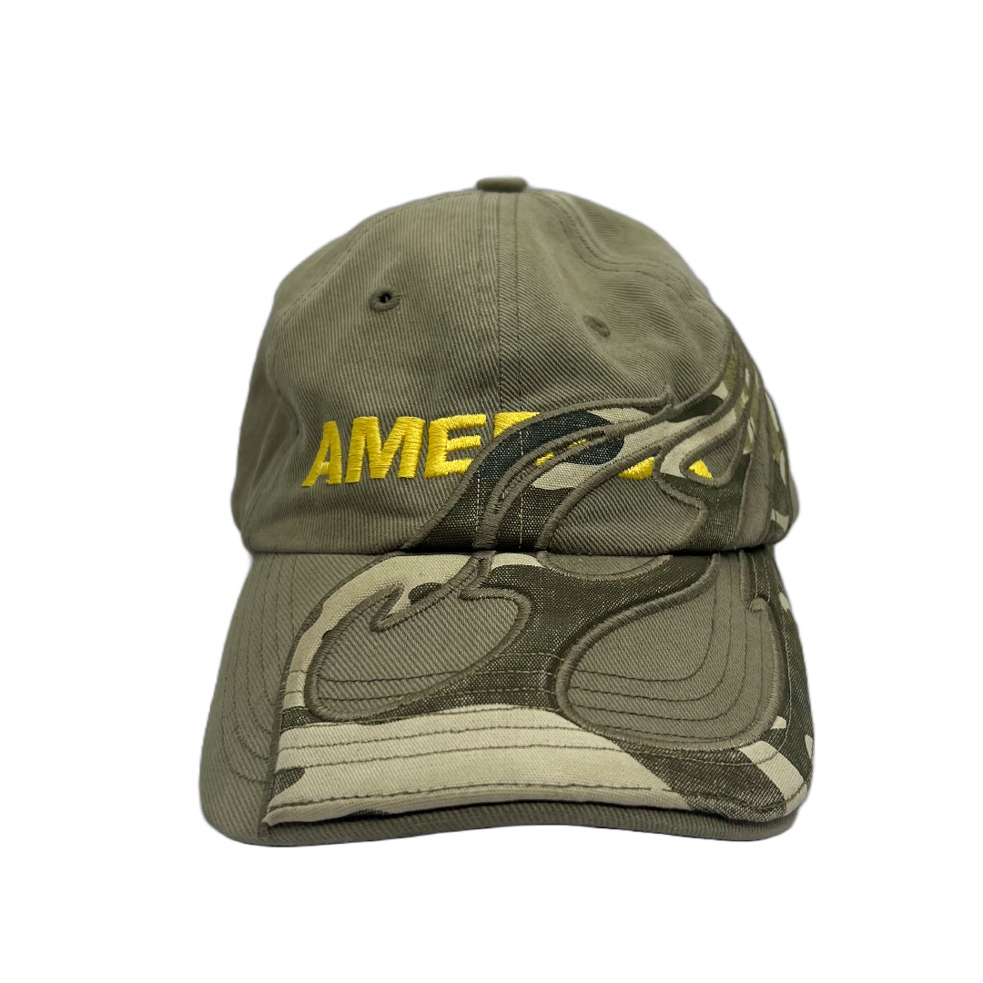 Vetements "America" Camo Flame Cap