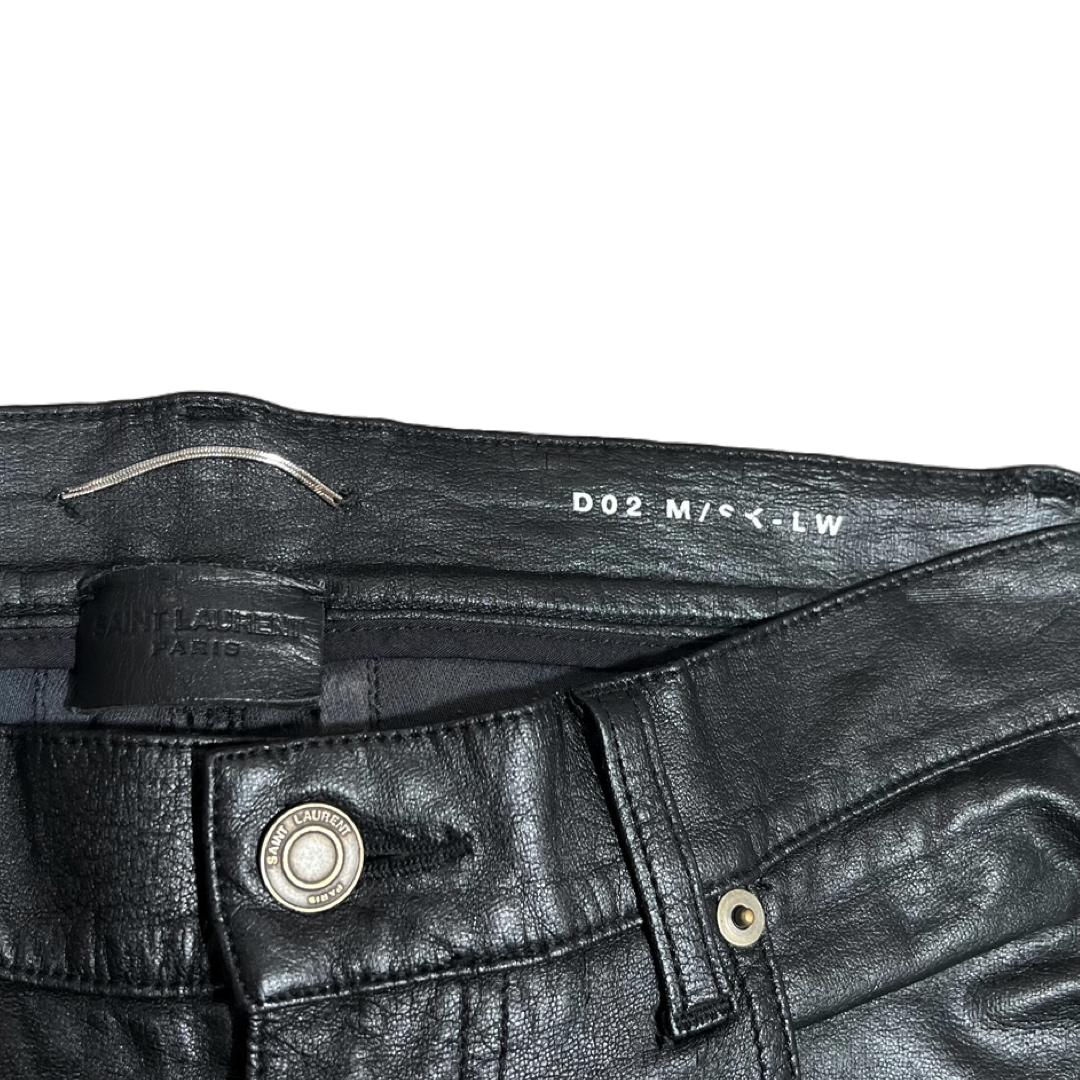 Saint Laurent Paris 2015 D02 Faux Leather Pants