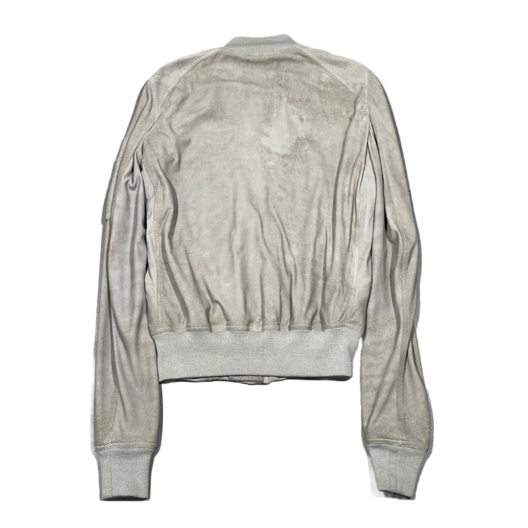 Rick Owens SS19 "Babel" Blistered Lamb Leather Bomber