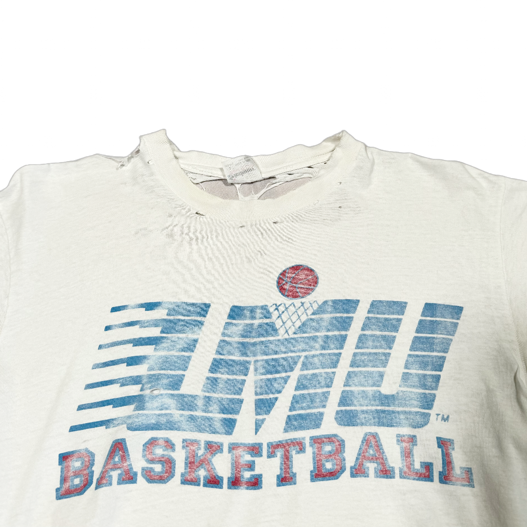 Vintage Distressed LMU Basketball T-Shirt