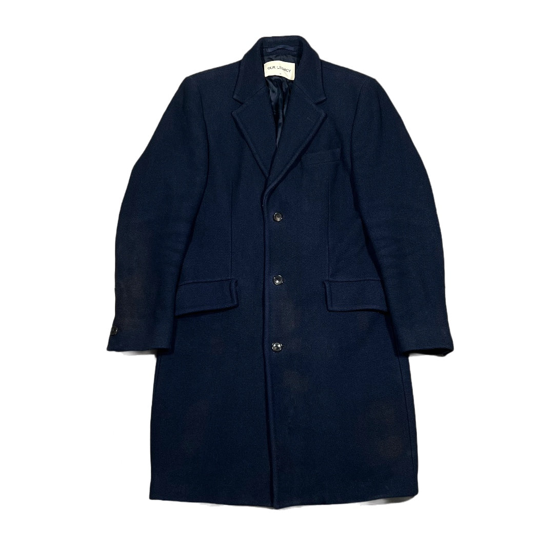 Our Legacy AW14 Navy Melton Coat