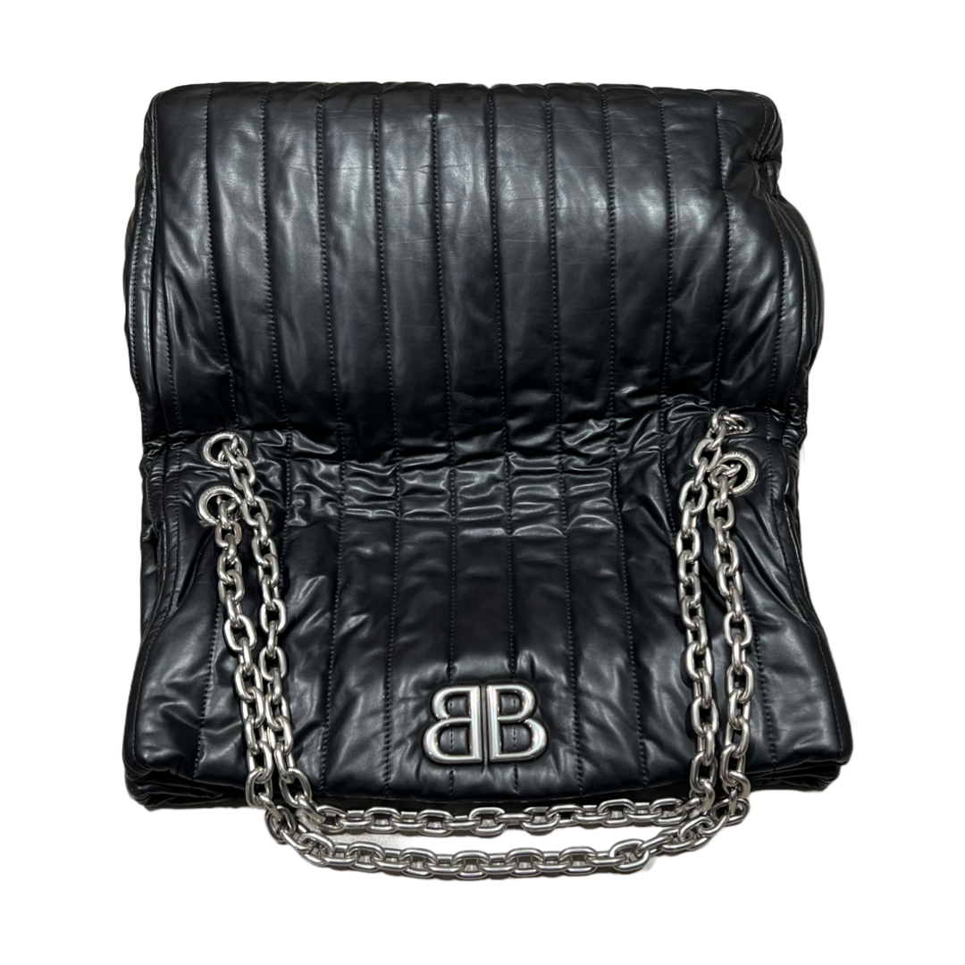 Balenciaga Medium Quilted Monaco Shoulder Bag