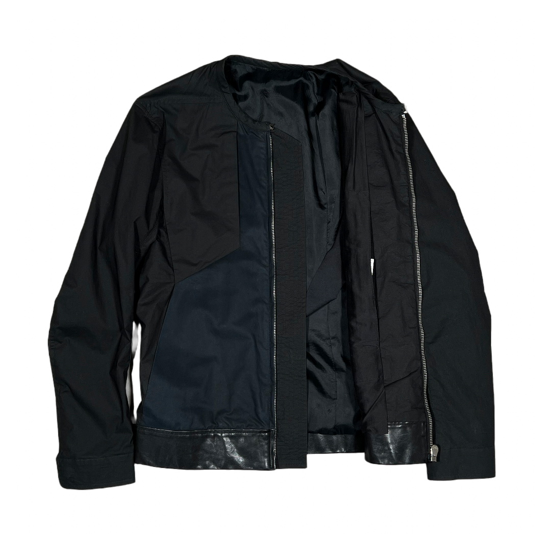 Rick Owens 2012 Bi-Color Velcro Panel Bomber Jacket