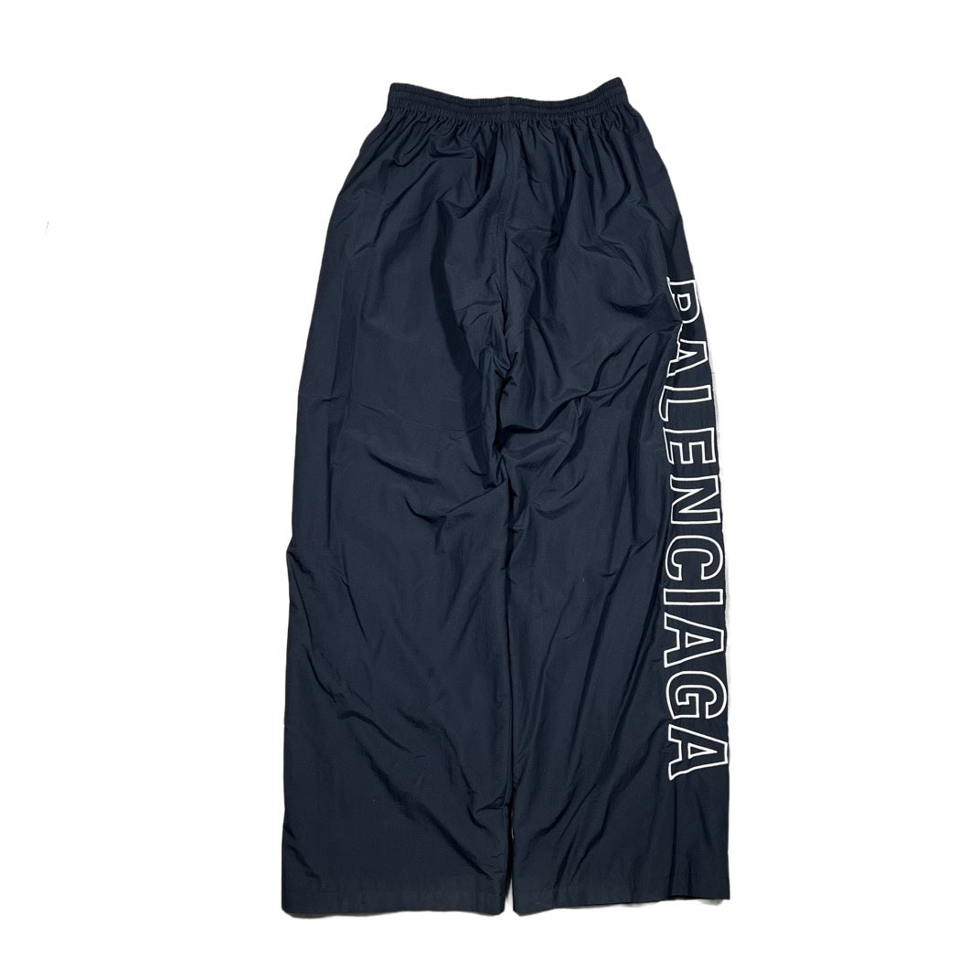 Balenciaga Wide Leg Logo Pants