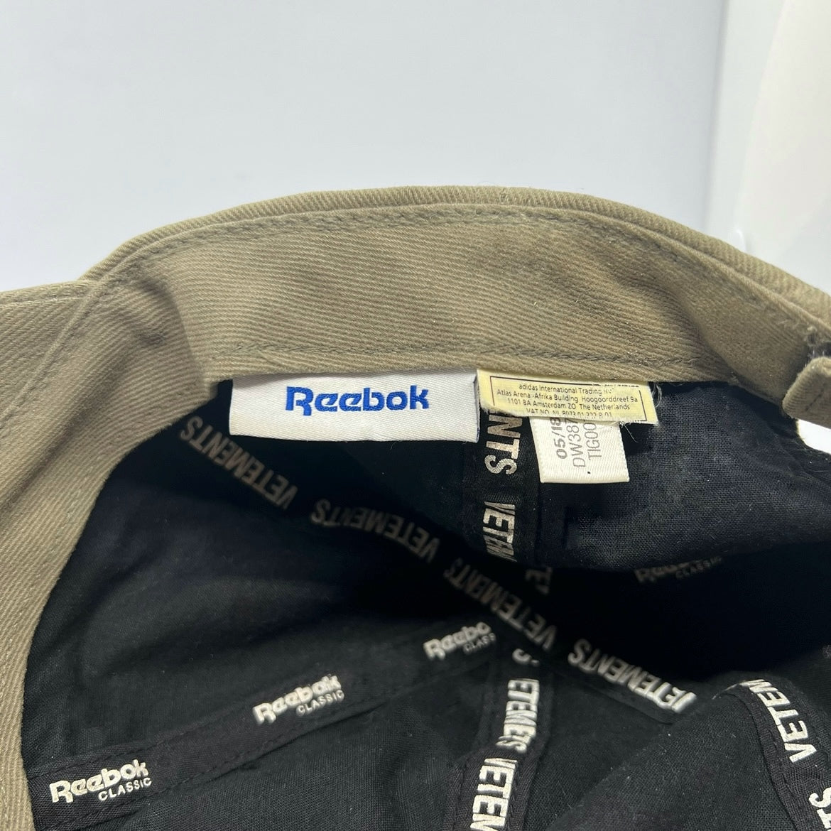 Vetements "America" Camo Flame Cap