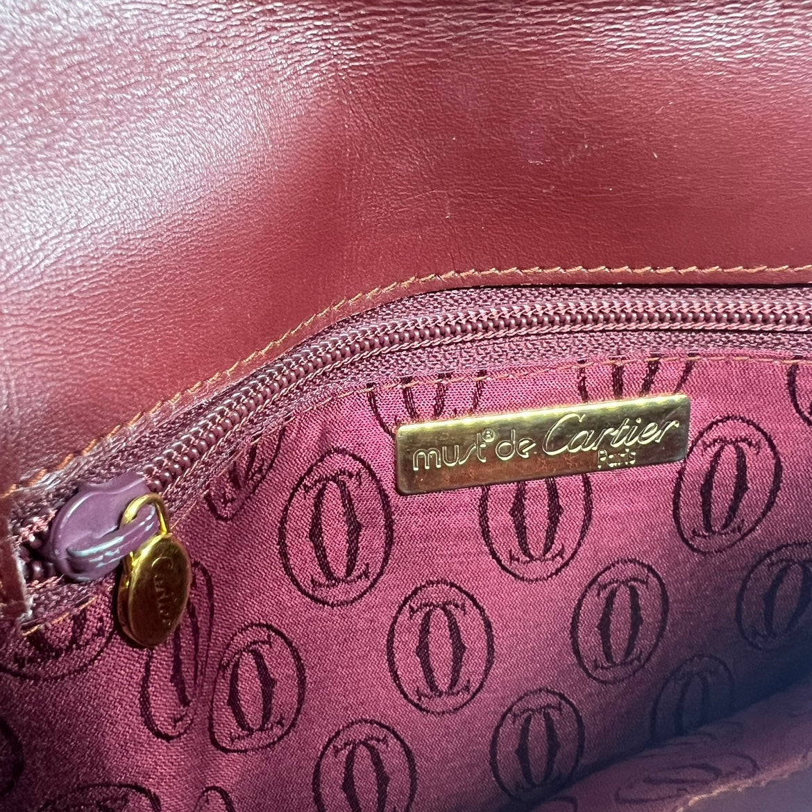 Vintage Cartier Crossbody Bag