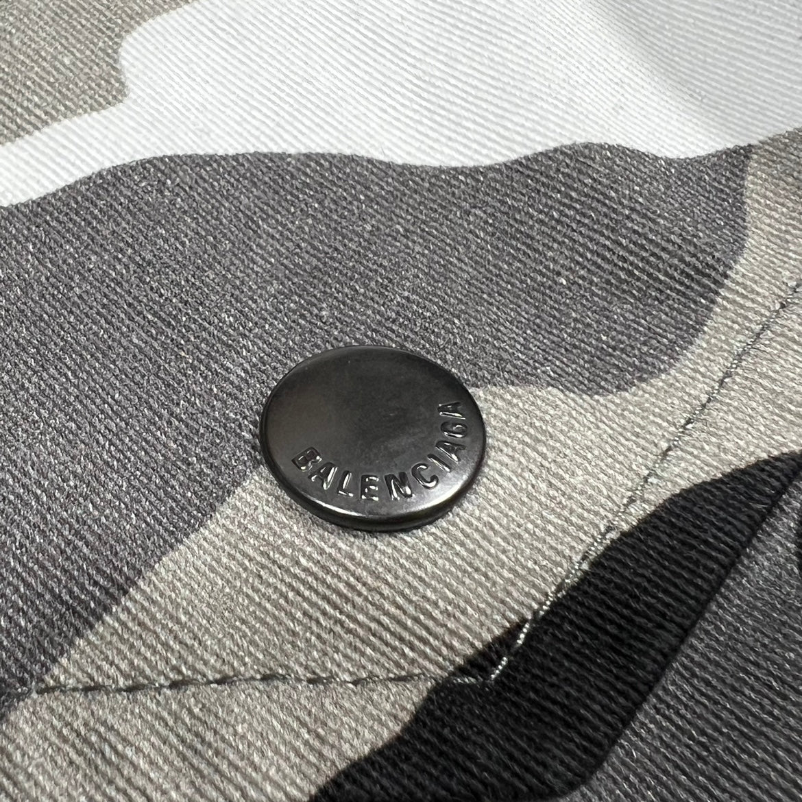Balenciaga Fall21 Runway Snow Camo Jacket
