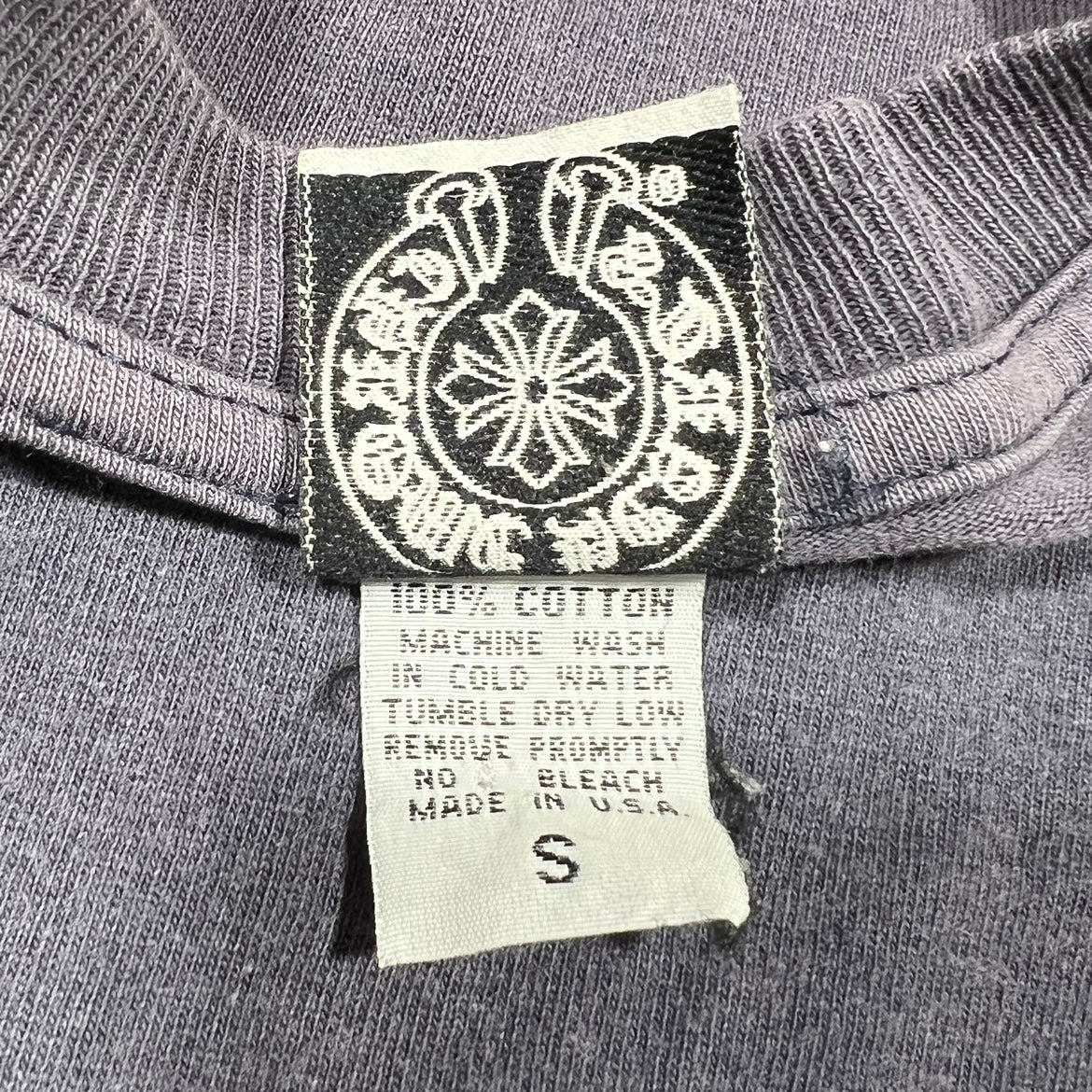 Chrome Hearts American Flag Scroll Long Sleeve