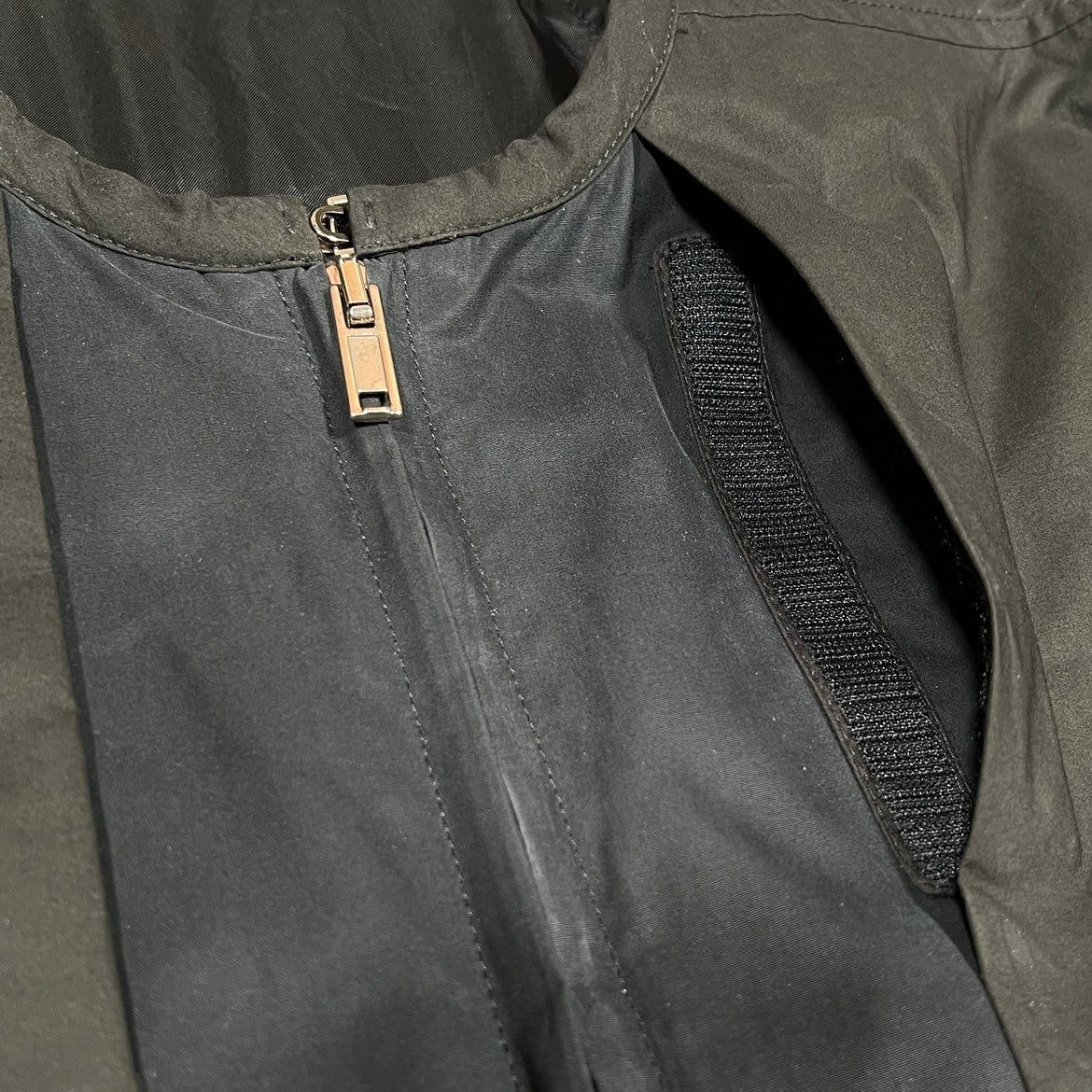 Rick Owens 2012 Bi-Color Velcro Panel Bomber Jacket
