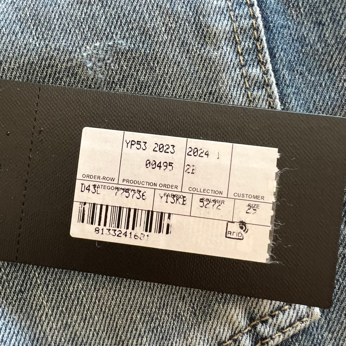 Saint Laurent D45 Wide Leg Jeans