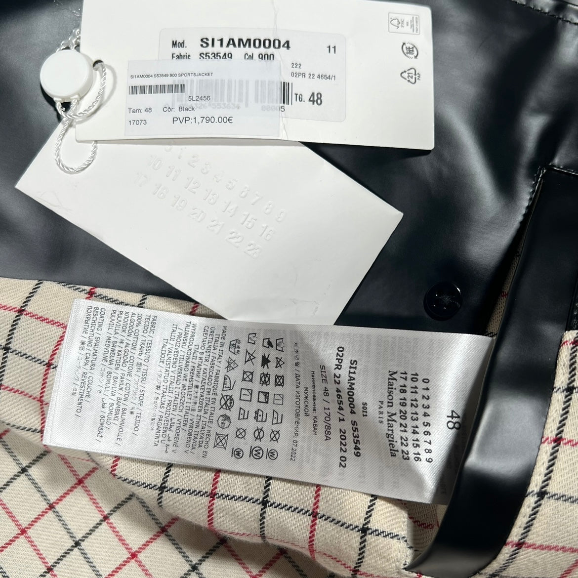 Maison Margiela Black Caban Jacket