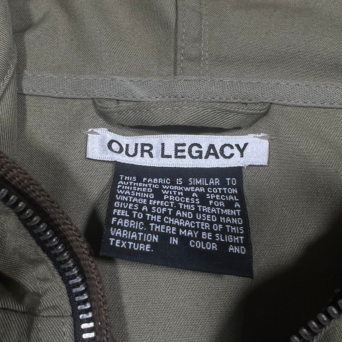 Our Legacy Olive Tactic Twill Jacket