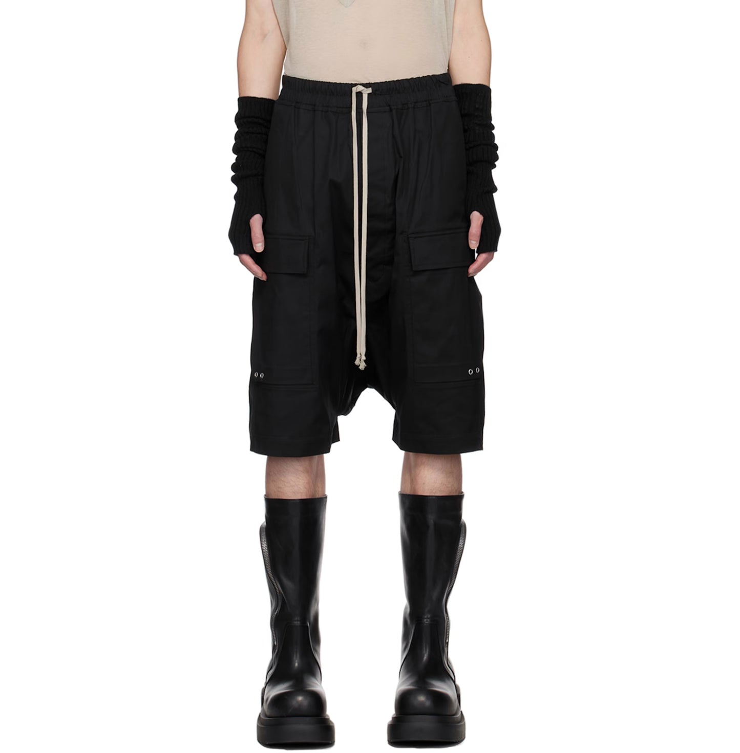 Rick Owens SS23 "Edfu" Cargo Pods Shorts