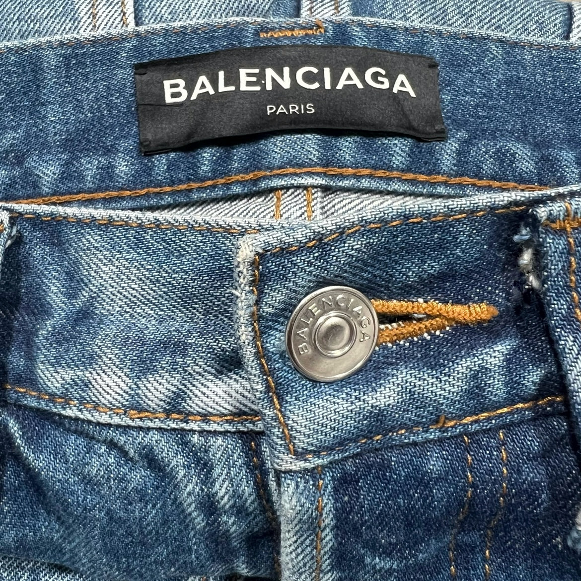 Balenciaga 2017 Straight-Fit Jeans
