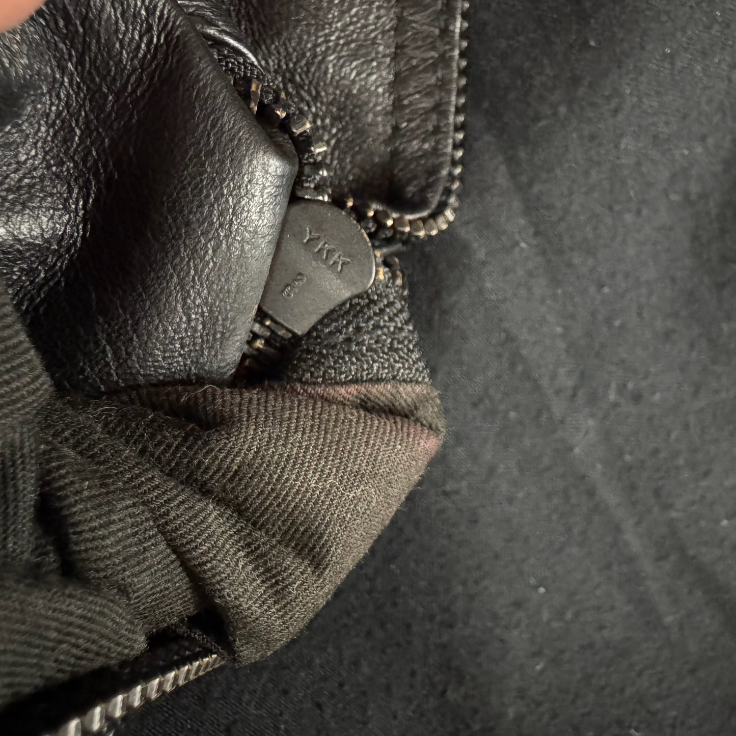 Hysteric Glamour Hooded Leather Jacket