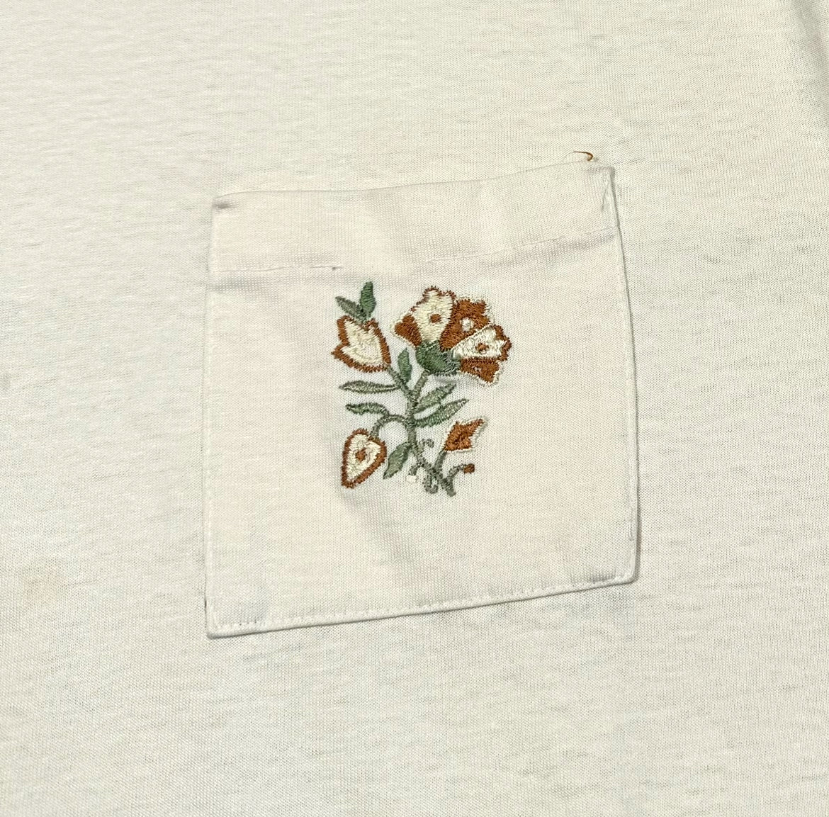 Vintage Flower Pocket T-Shirt