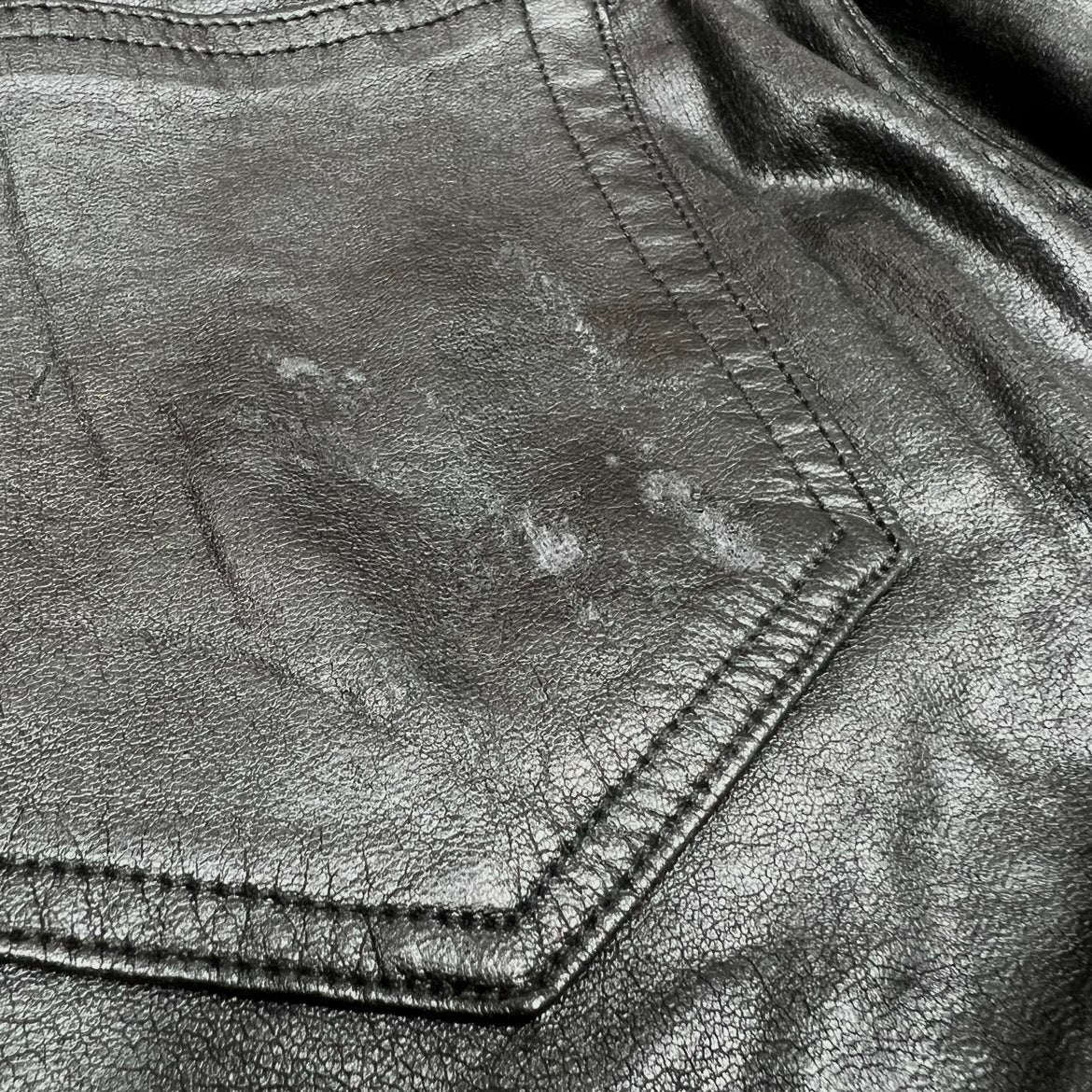 Saint Laurent Paris 2015 D02 Faux Leather Pants