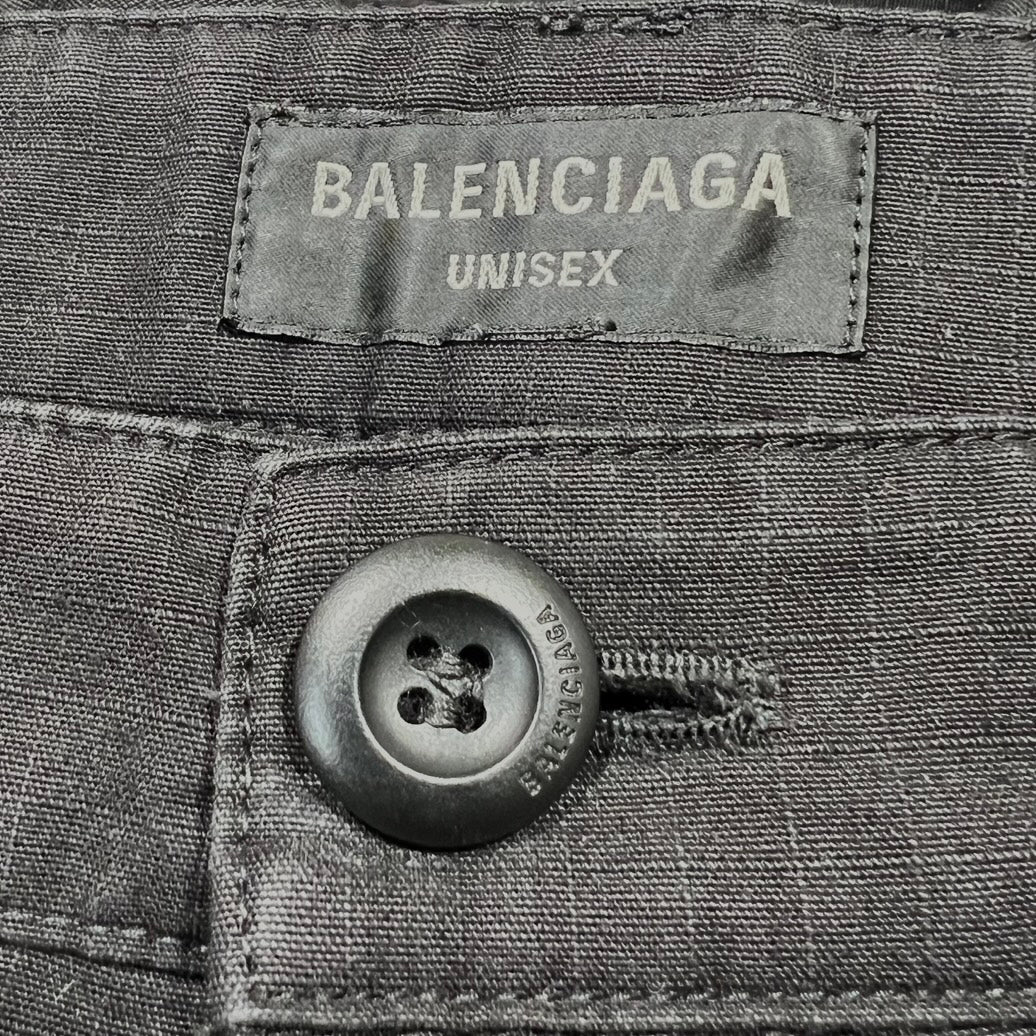 Balenciaga Winter 23 Runway Flared Cargo Pants