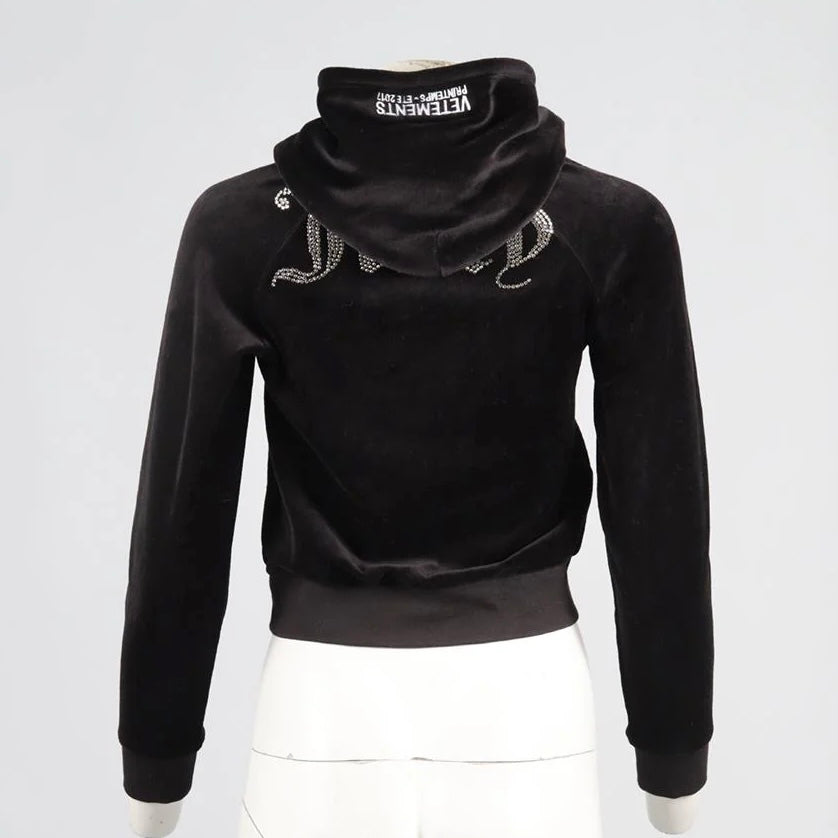 Vetements x Juicy Couture SS17 Runway Sample Velour Hoodie