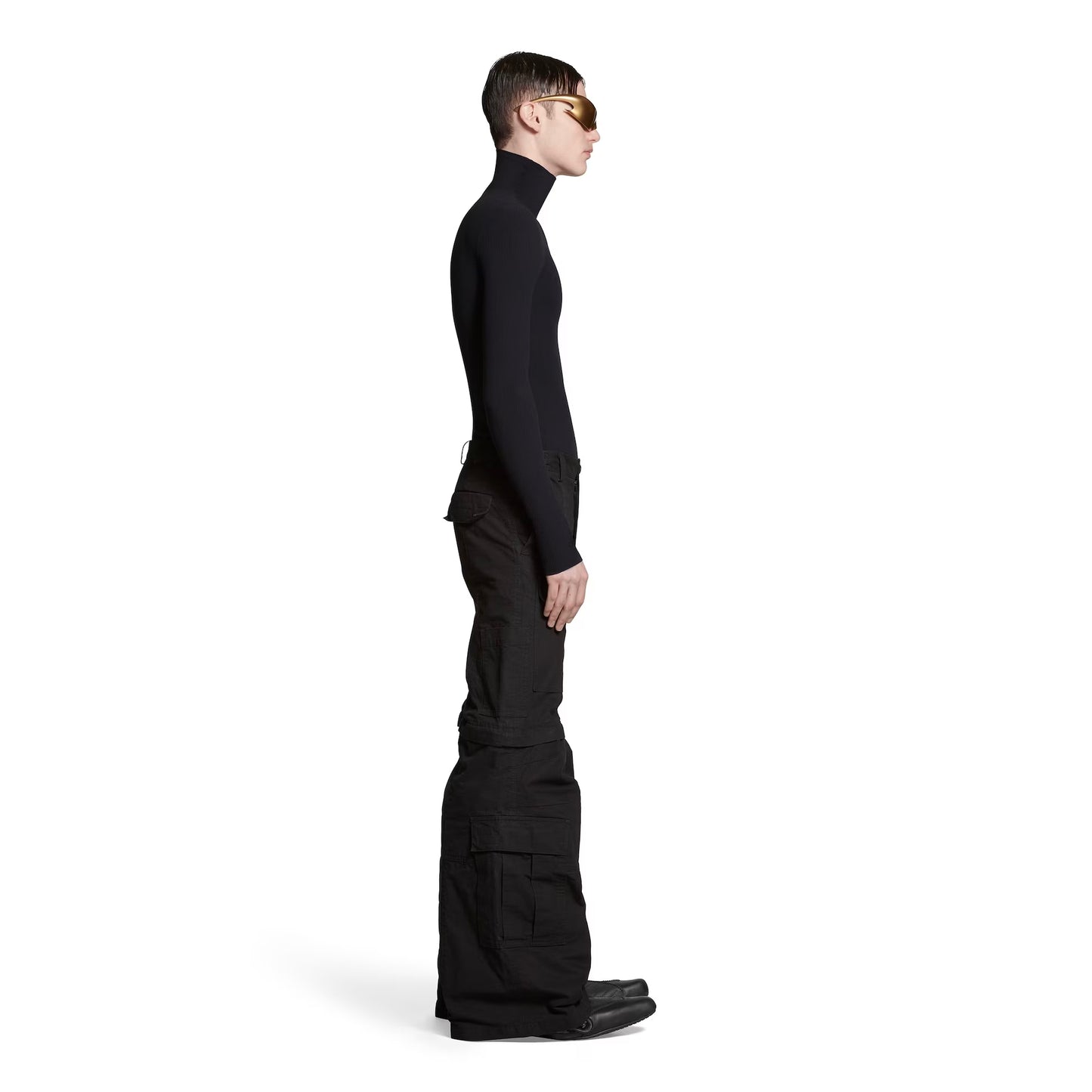 Balenciaga Winter 23 Runway Flared Cargo Pants