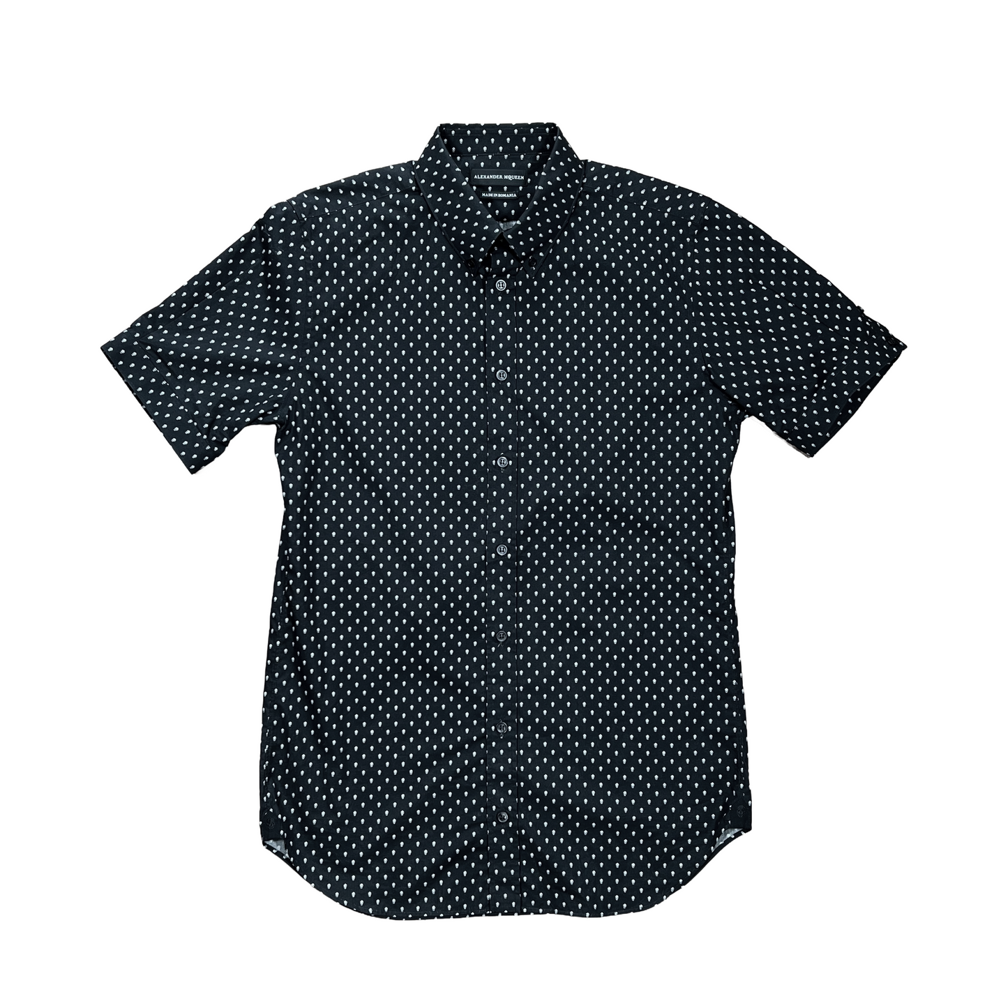 Alexander Mcqueen Short Sleeve Skull Shirt