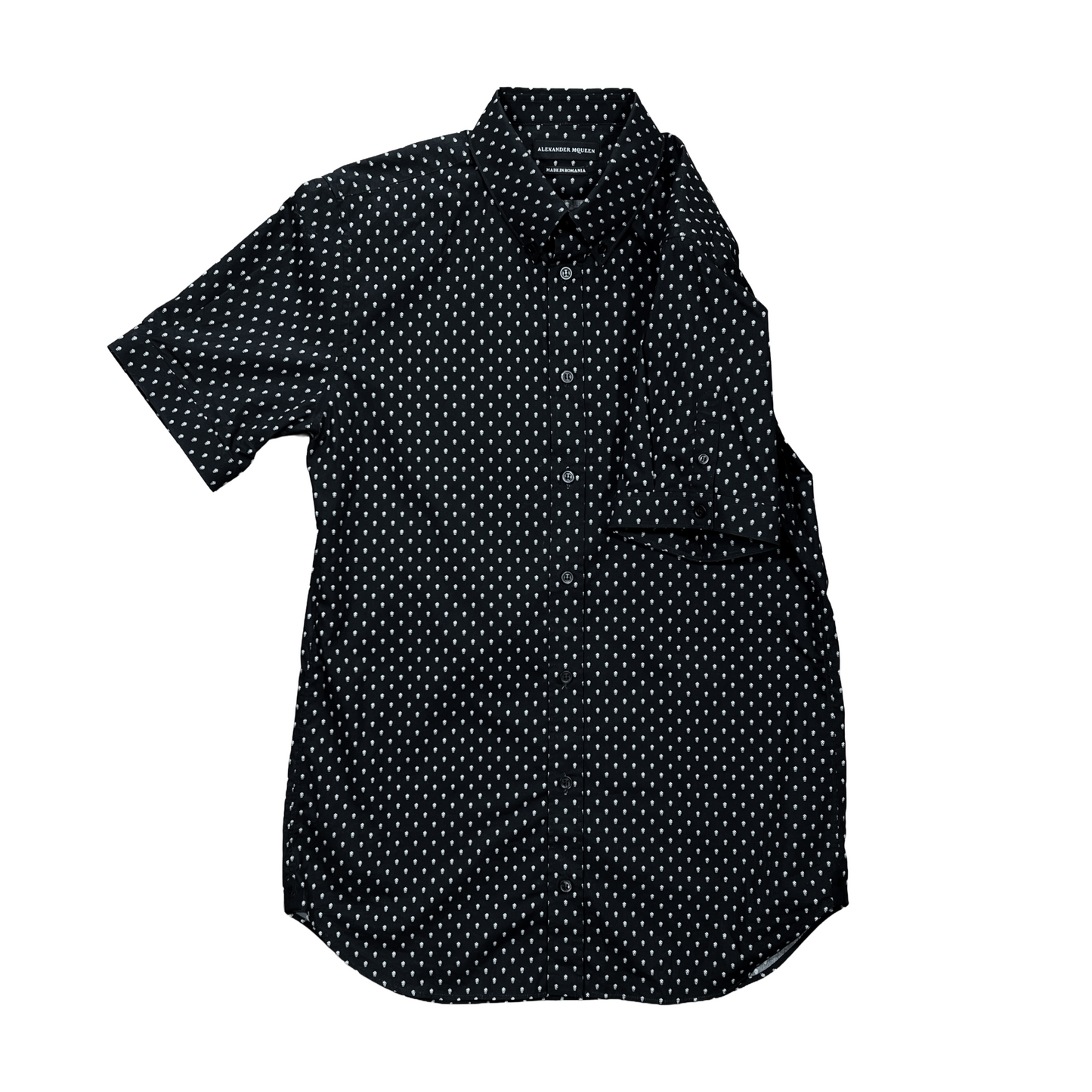Alexander Mcqueen Short Sleeve Skull Shirt