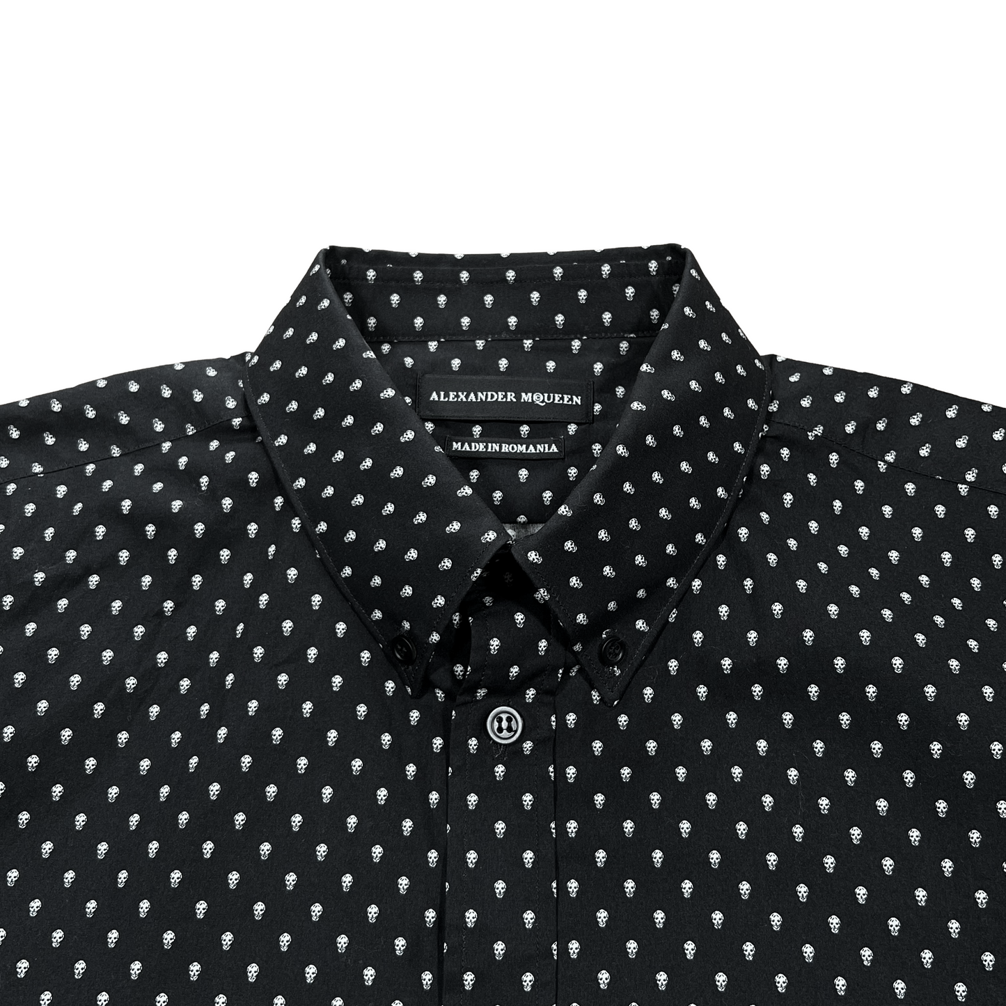 Alexander Mcqueen Short Sleeve Skull Shirt
