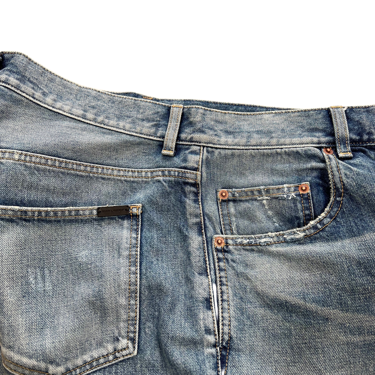 Saint Laurent D45 Wide Leg Jeans