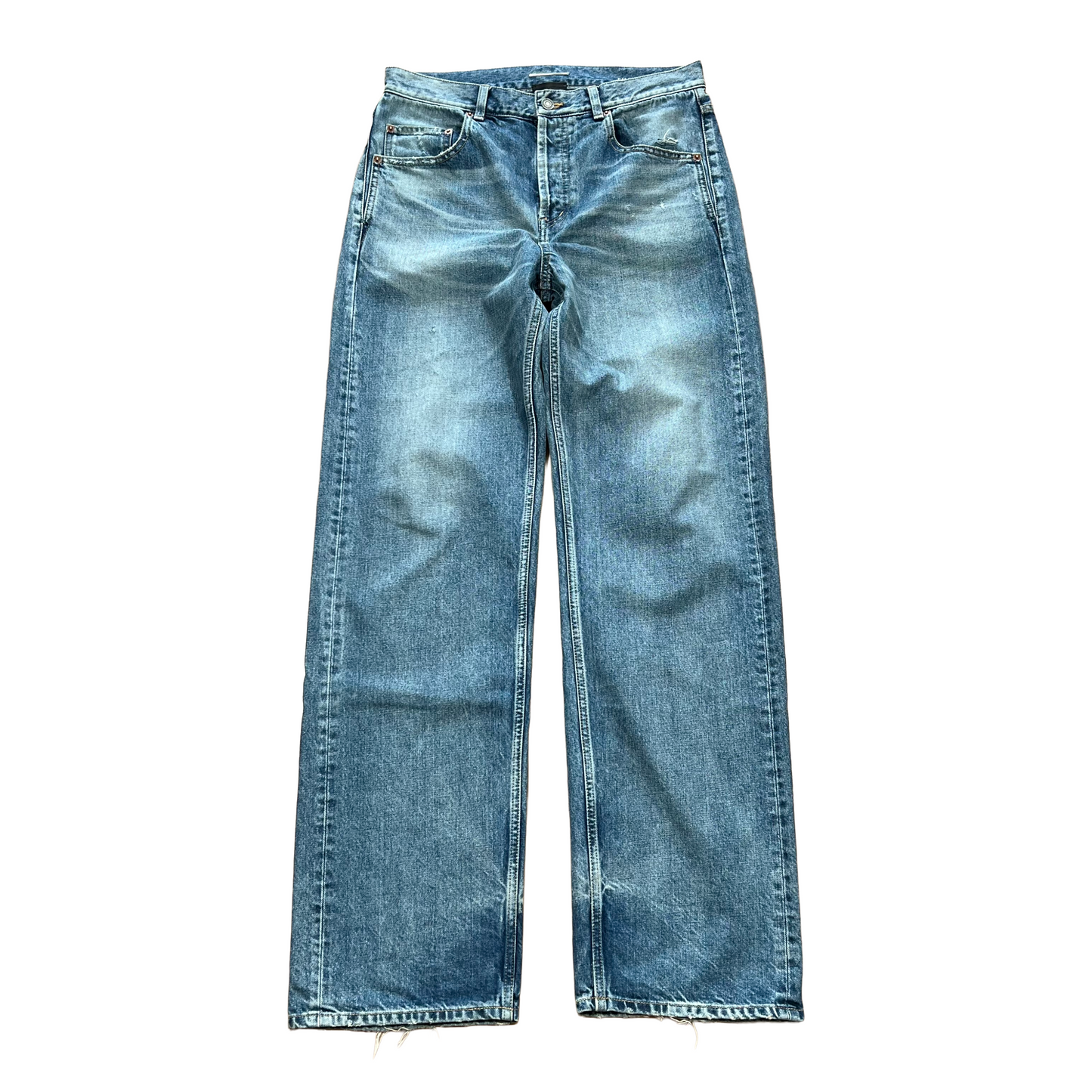Saint Laurent D45 Wide Leg Jeans
