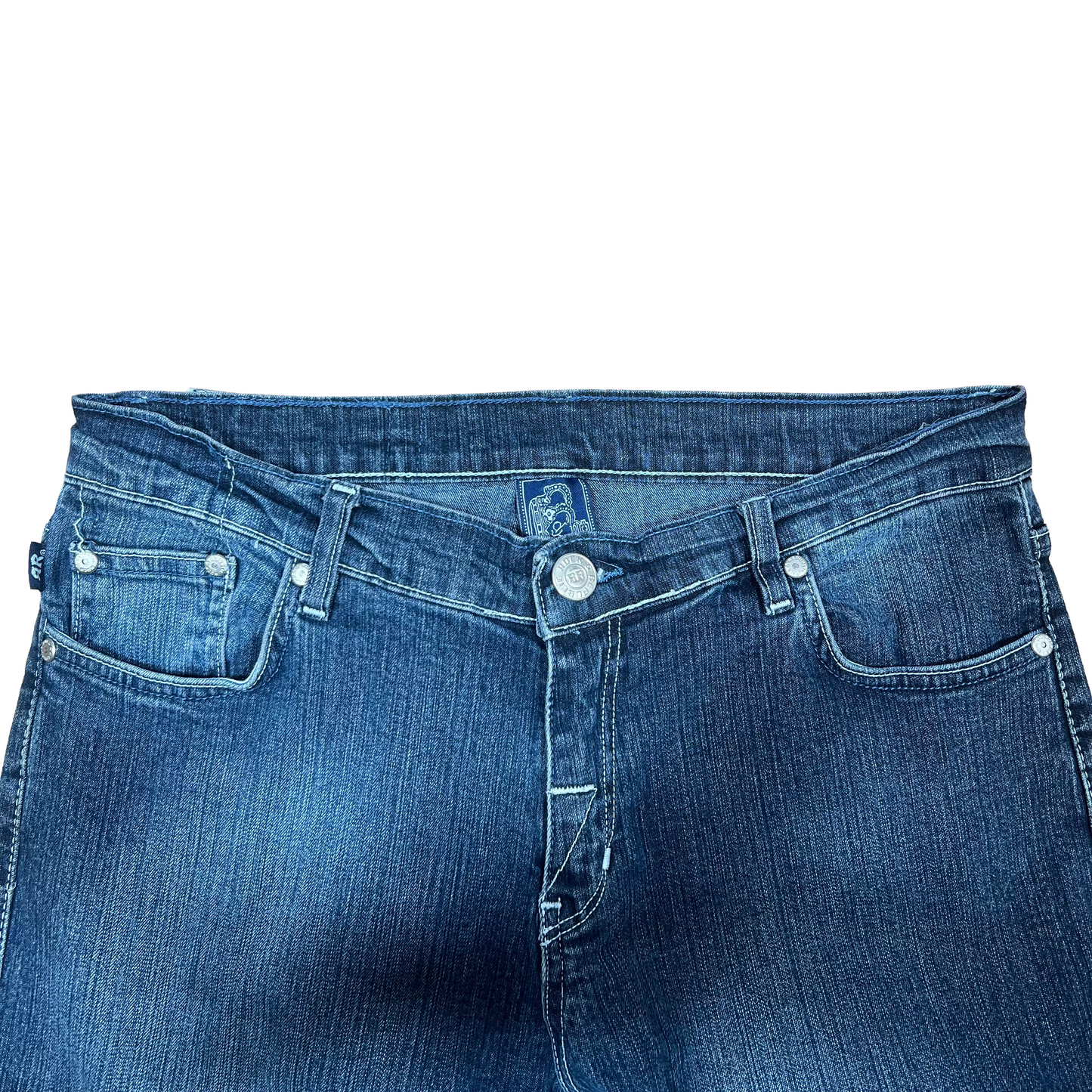 Victoria Beckham Crown Embroidered Jeans
