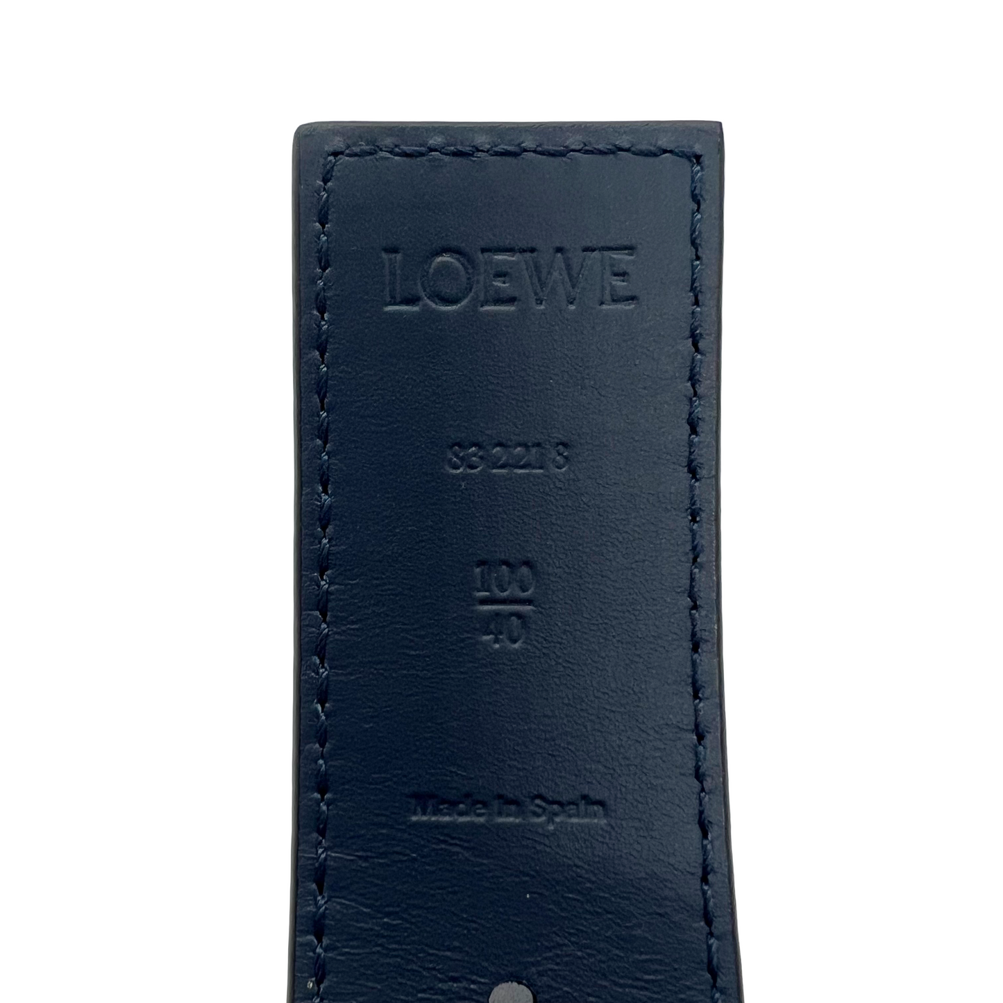Loewe Gold Reversible Anagram Belt