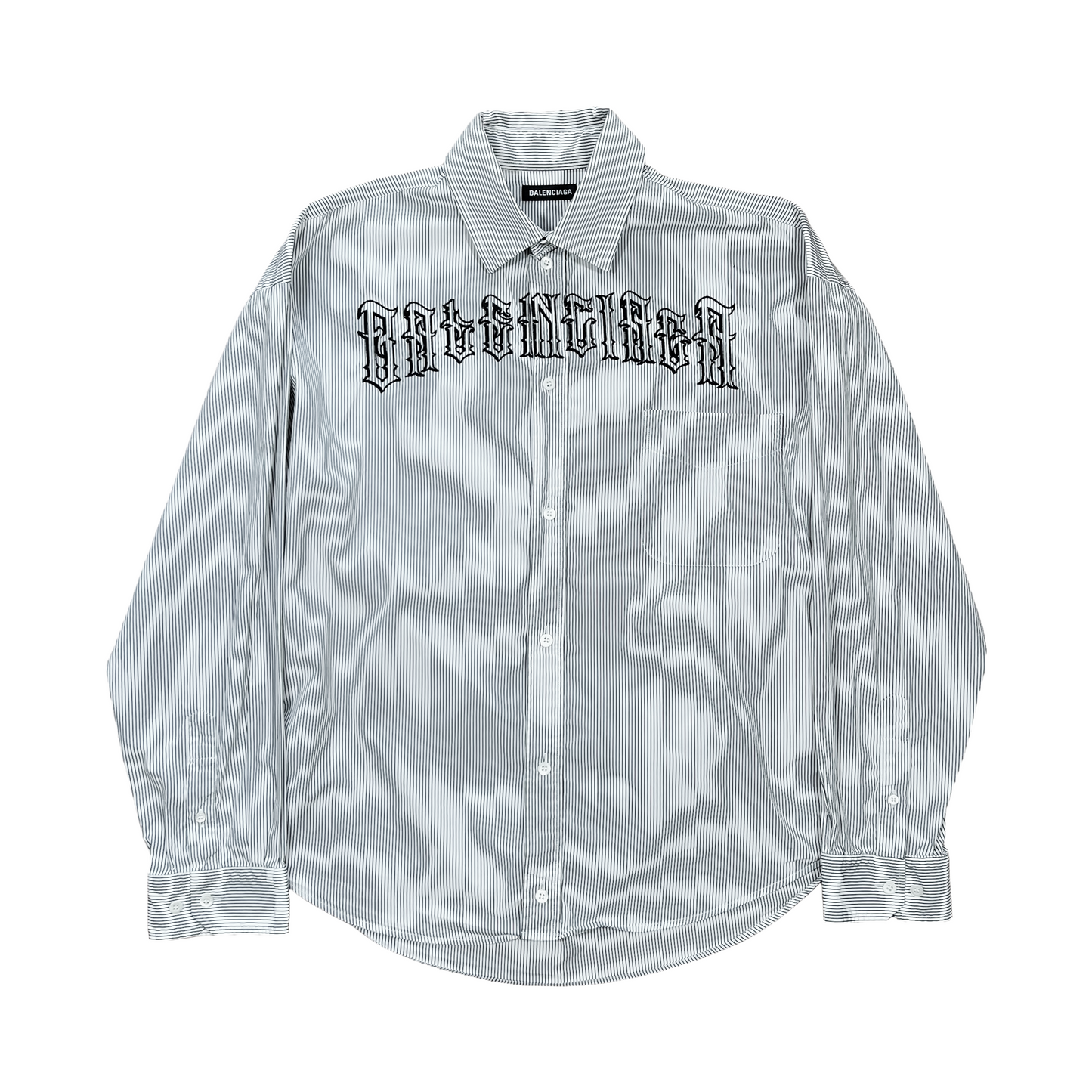 Balenciaga Tattoo Striped Shirt