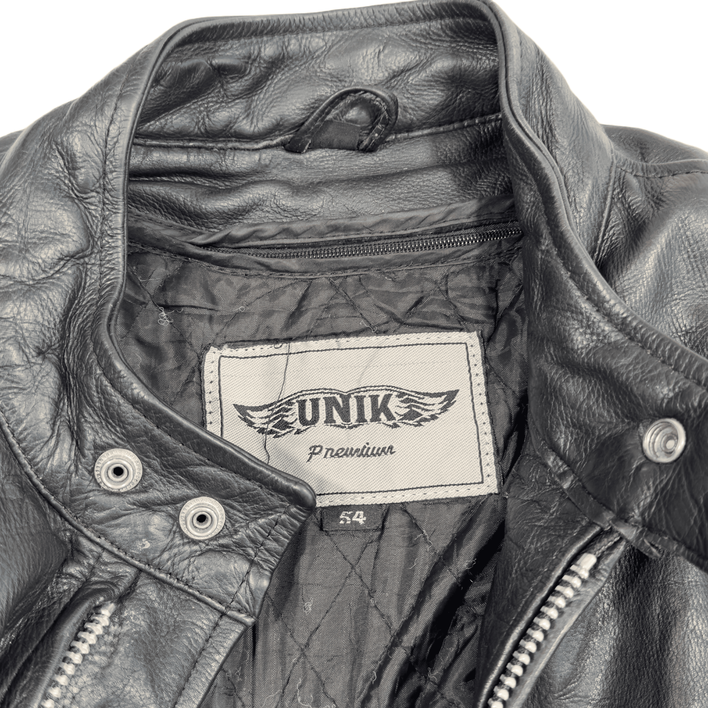 Unik Premium Leather Biker Jacket