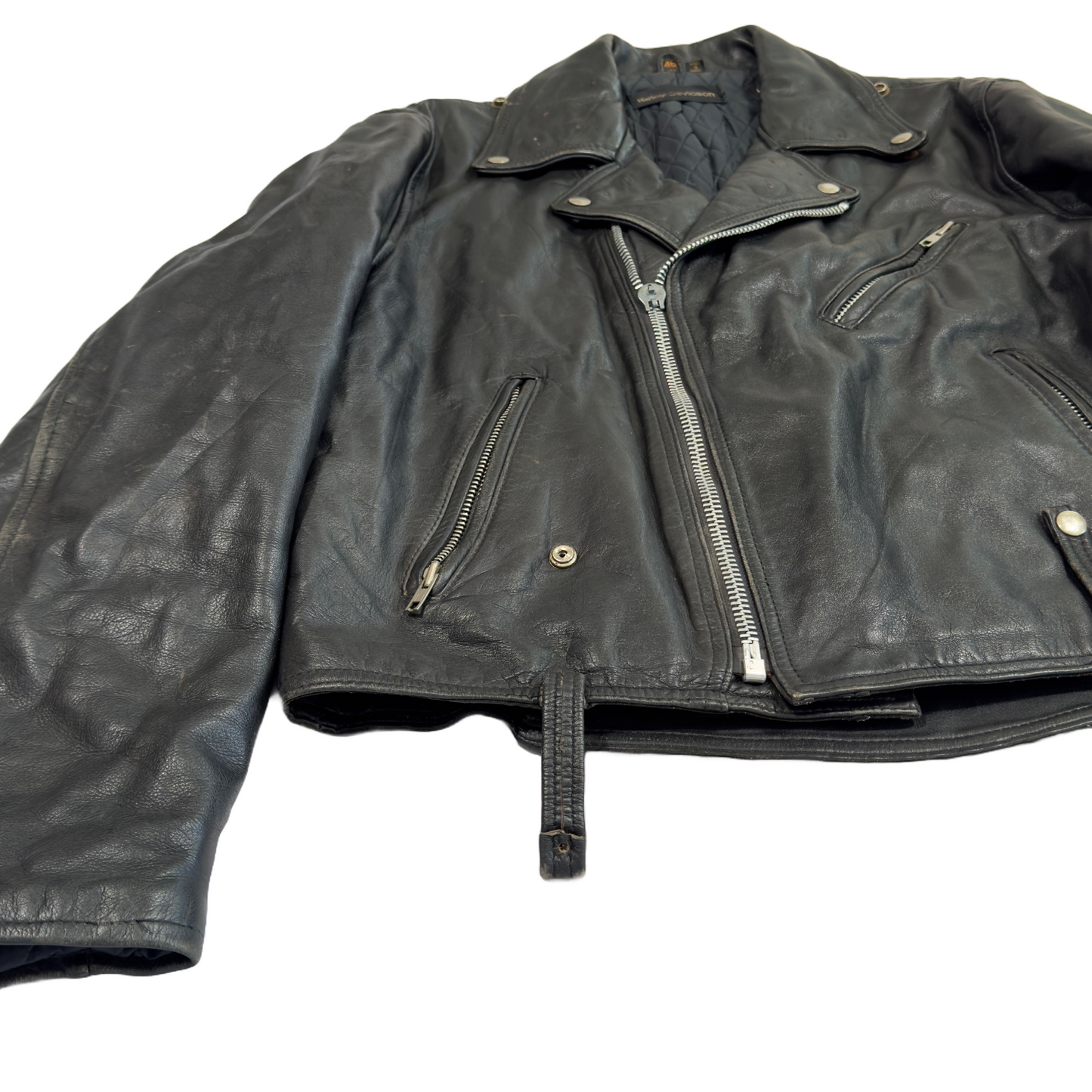 Vintage Harley Davidson Leather Biker Jacket