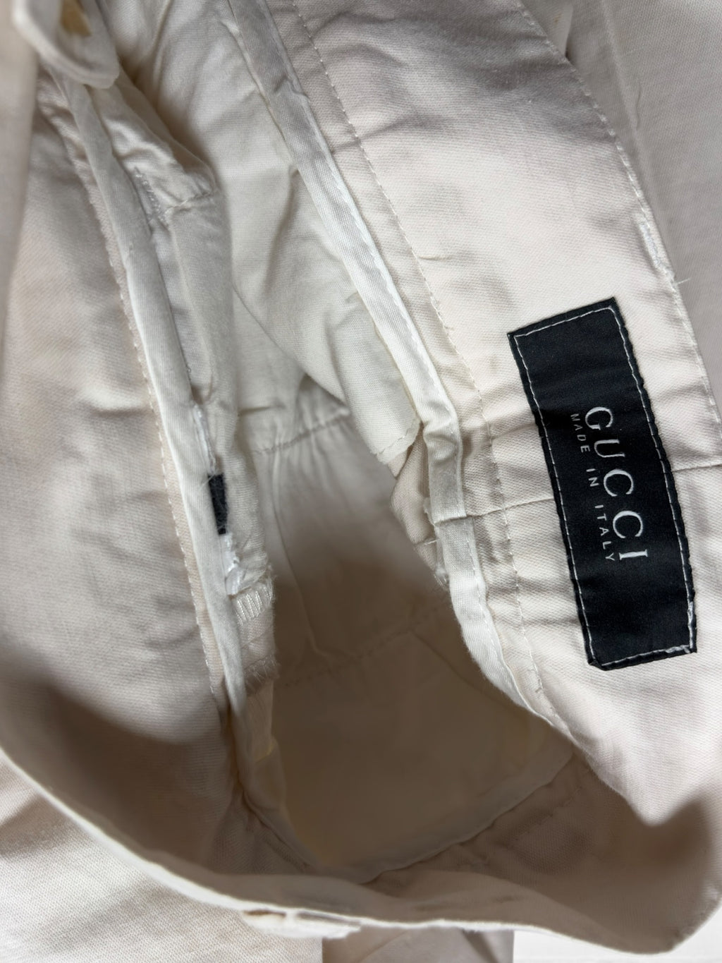 Gucci Straight Cotton Chino Trousers