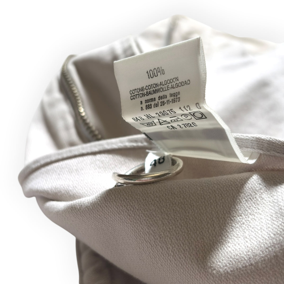 Helmut Lang 1996 Canvas Zip-Up Deck Jacket