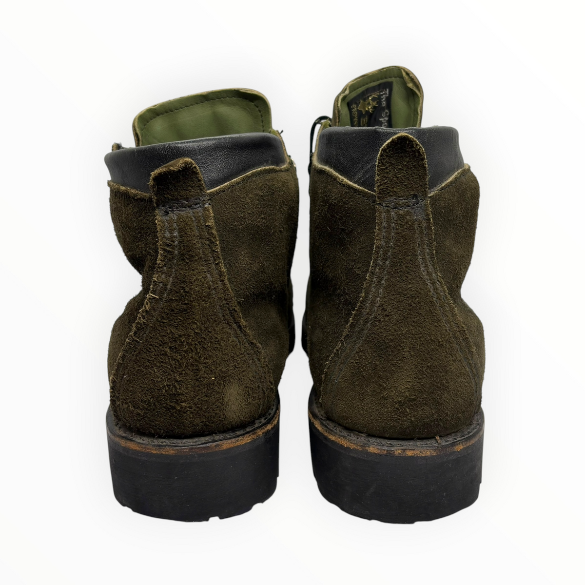 Vintage Browning "The Sportsman's Boot" Olive Suede Hiking Boots
