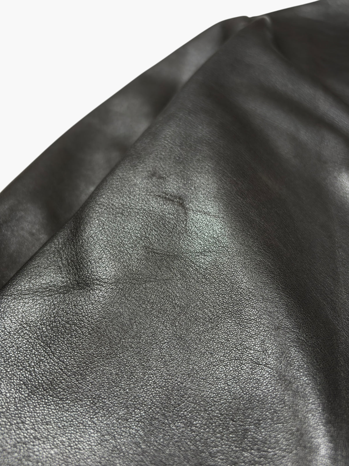 Prada Black Hooded Leather Jacket