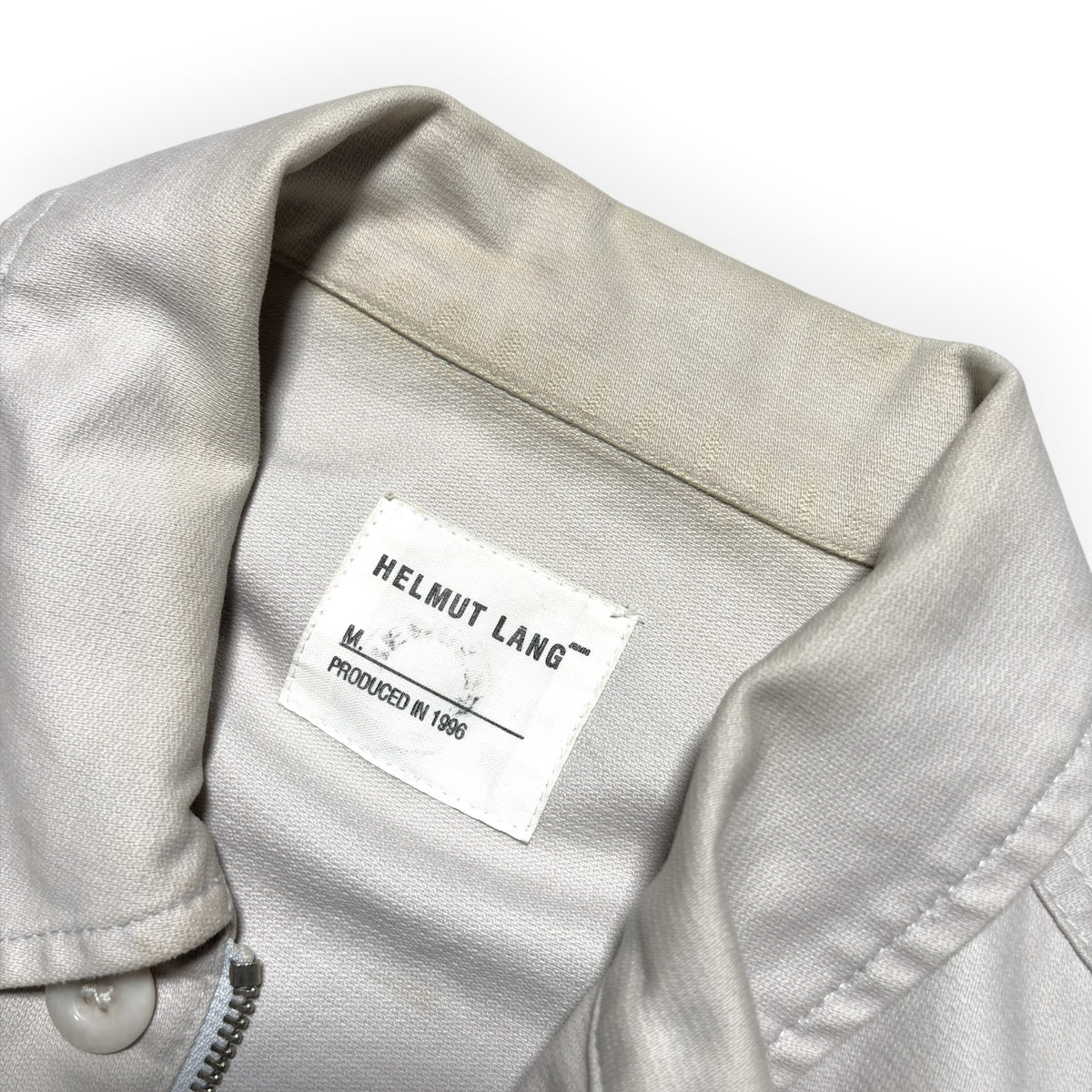 Helmut Lang 1996 Canvas Zip-Up Deck Jacket