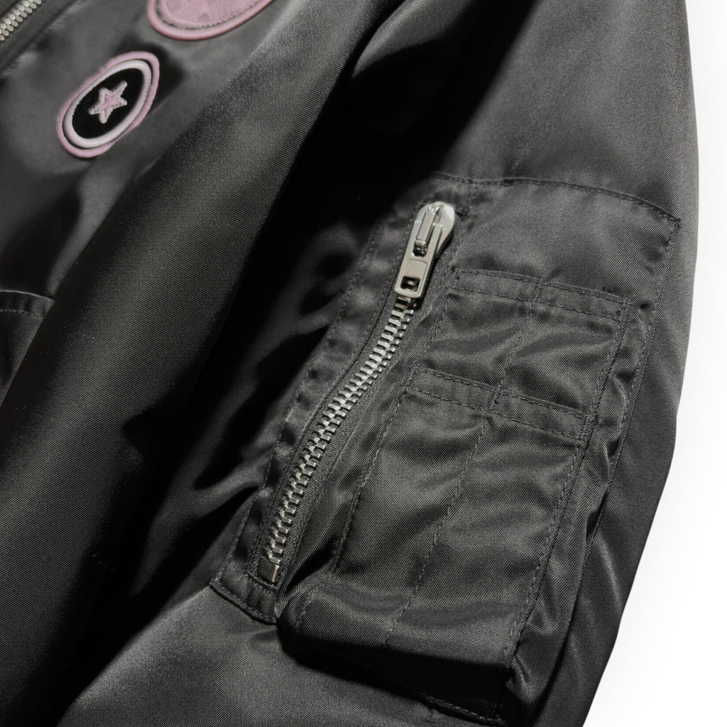 Givenchy FW17 Real Eyes Patch Bomber Jacket