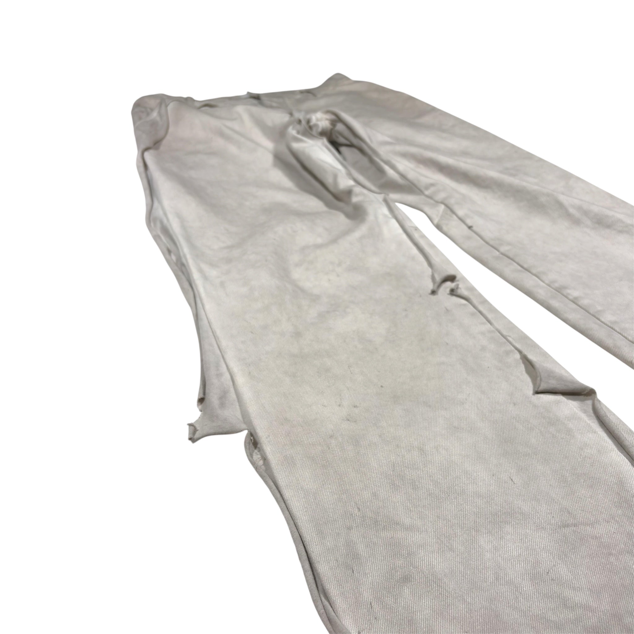 Alexander Digenova Off-White Distressed Utility Workwear Pants