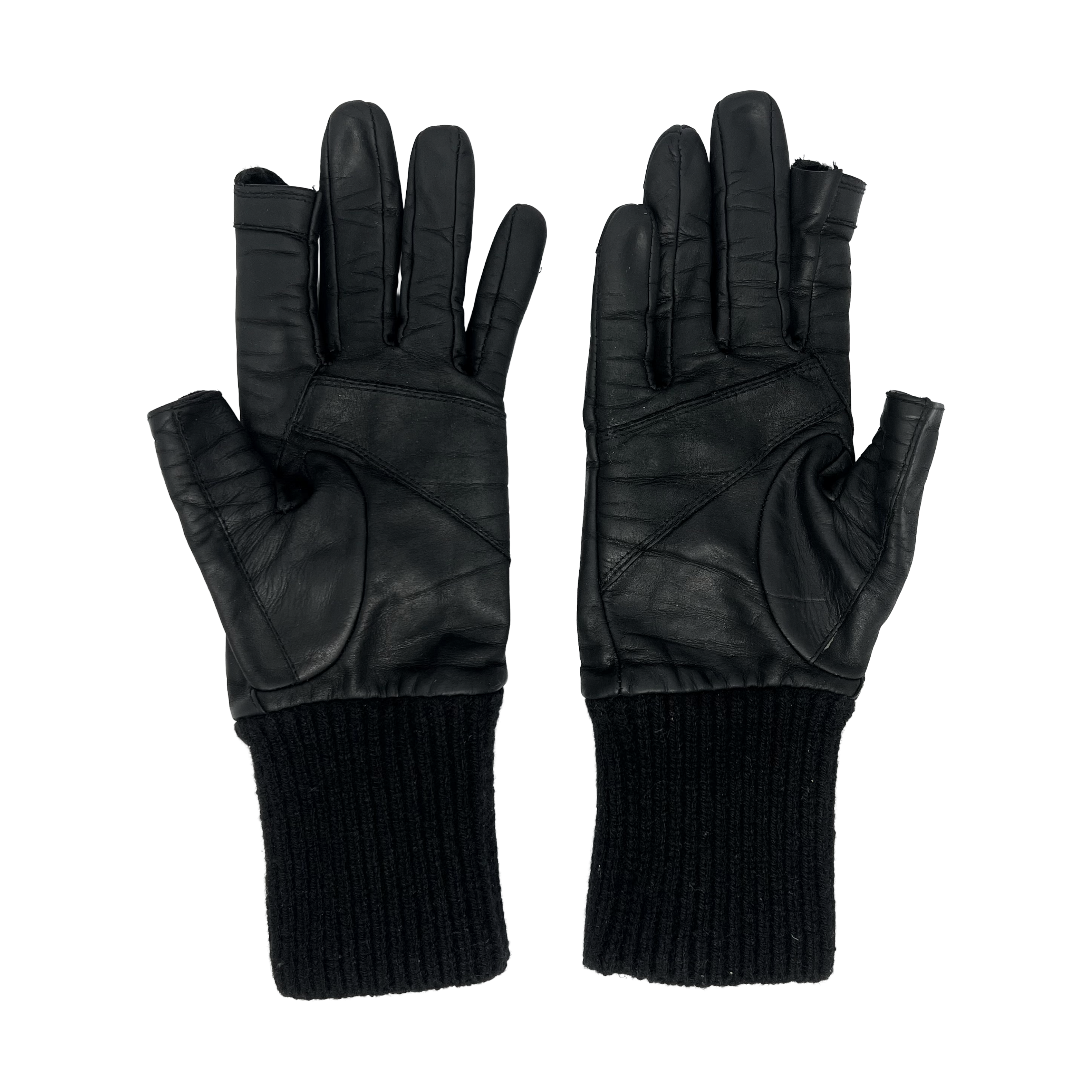 Rick Owens FW23 "Luxor" Short Ribcuff Gloves