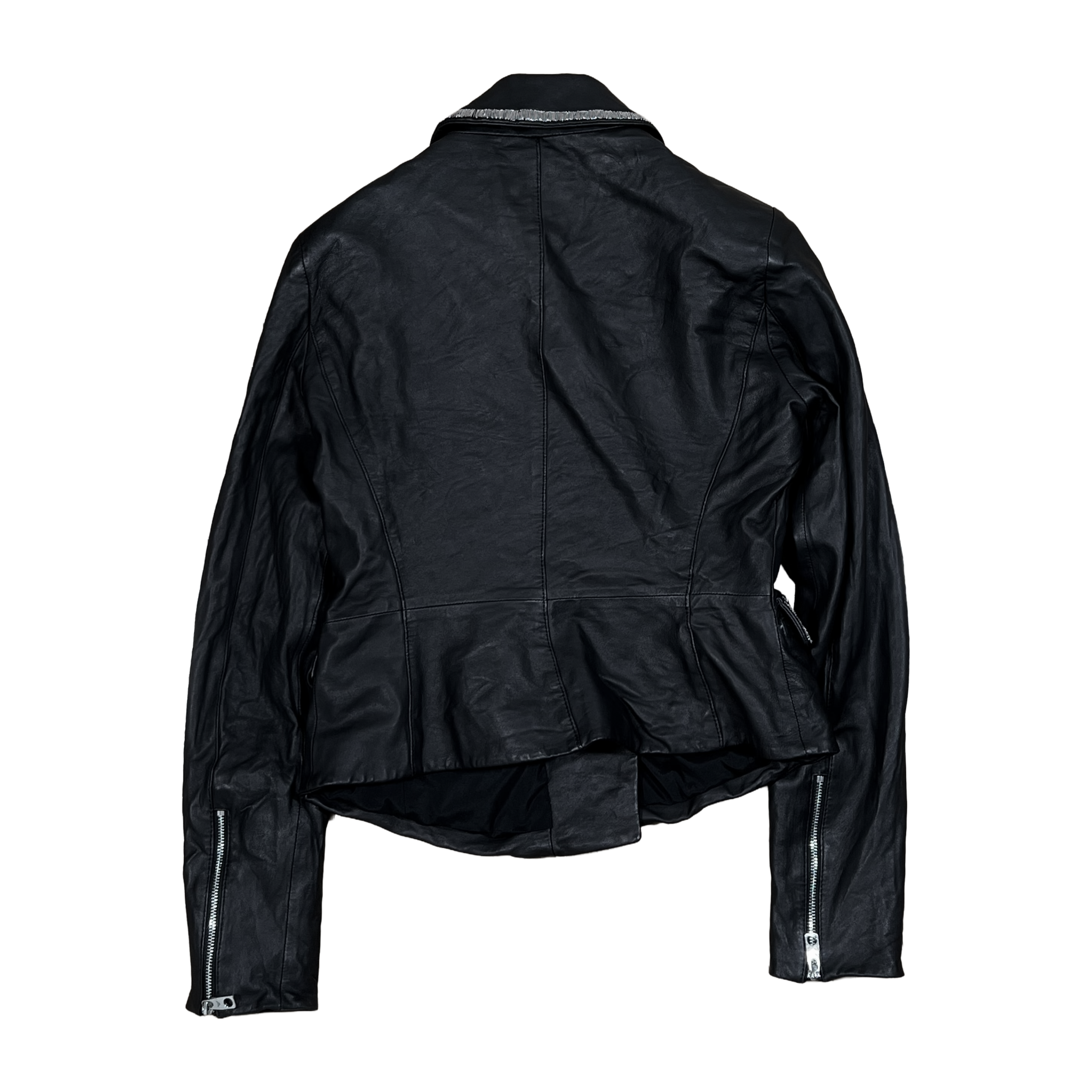 Emporio Armani Asymmetrical Chain-Trim Jacket