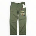 Gucci 2017 Embroidered Insect Chino Pants