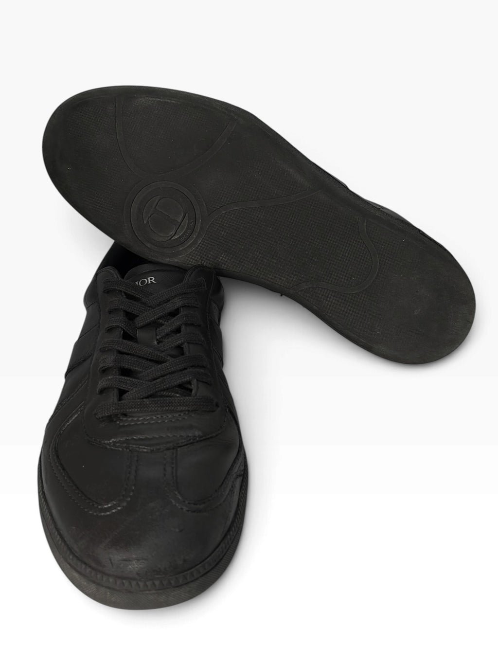 Dior Homme Black Leather B01 Low-Top Sneakers