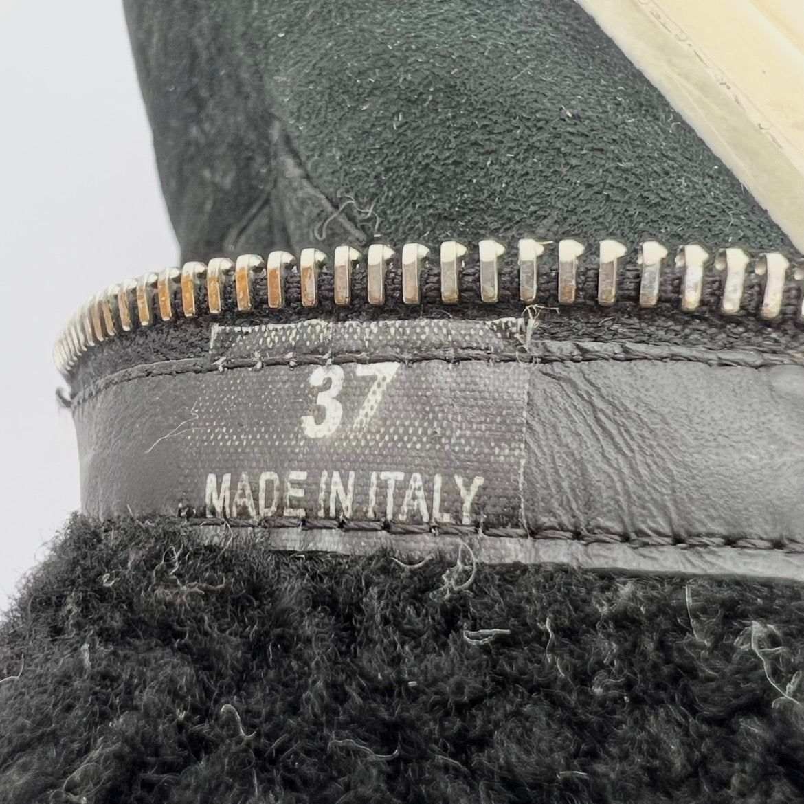 Celine "Phoebe Philo" Front Zip Suede Sneakers