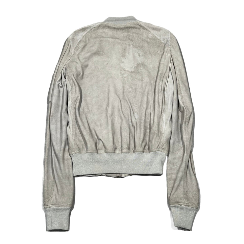 Rick Owens SS19 "Babel" Blistered Lamb Leather Bomber