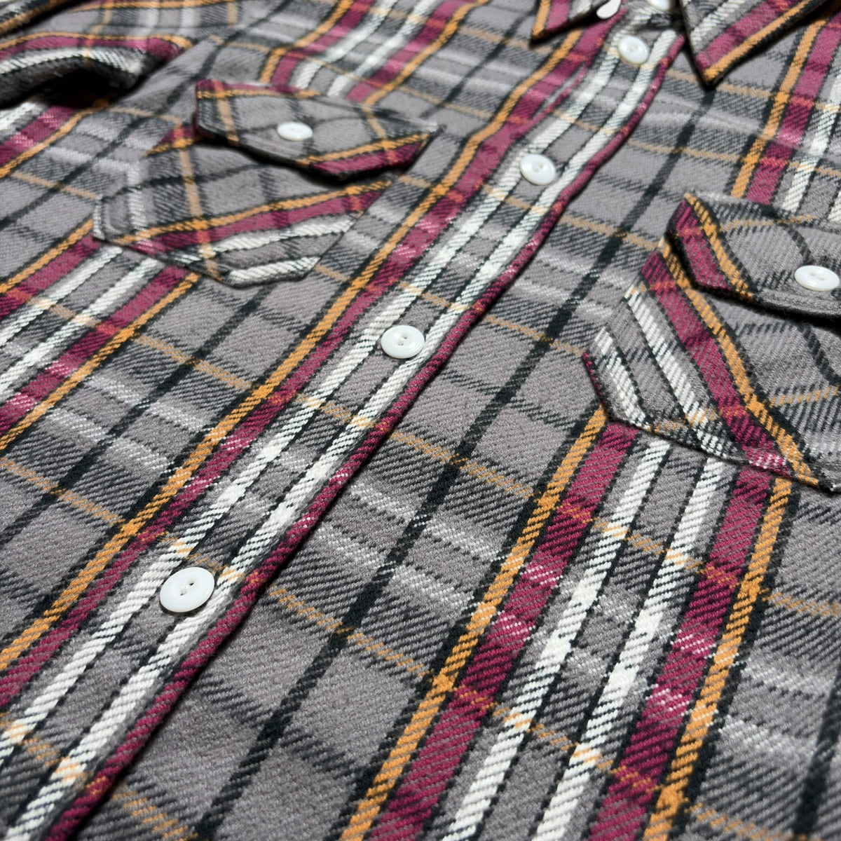 Number (N)ine Plaid Flannel Button-Down Shirt