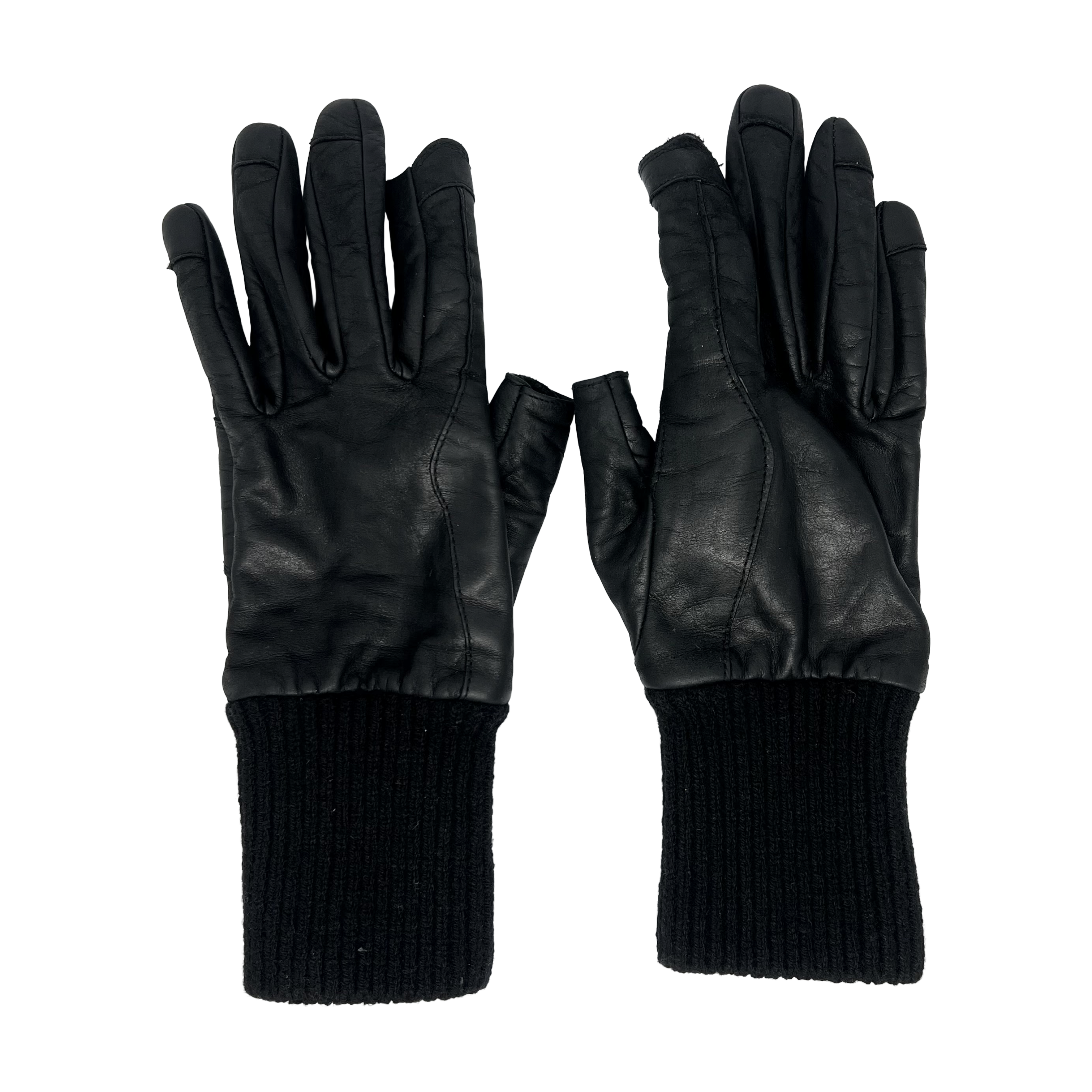 Rick Owens FW23 "Luxor" Short Ribcuff Gloves