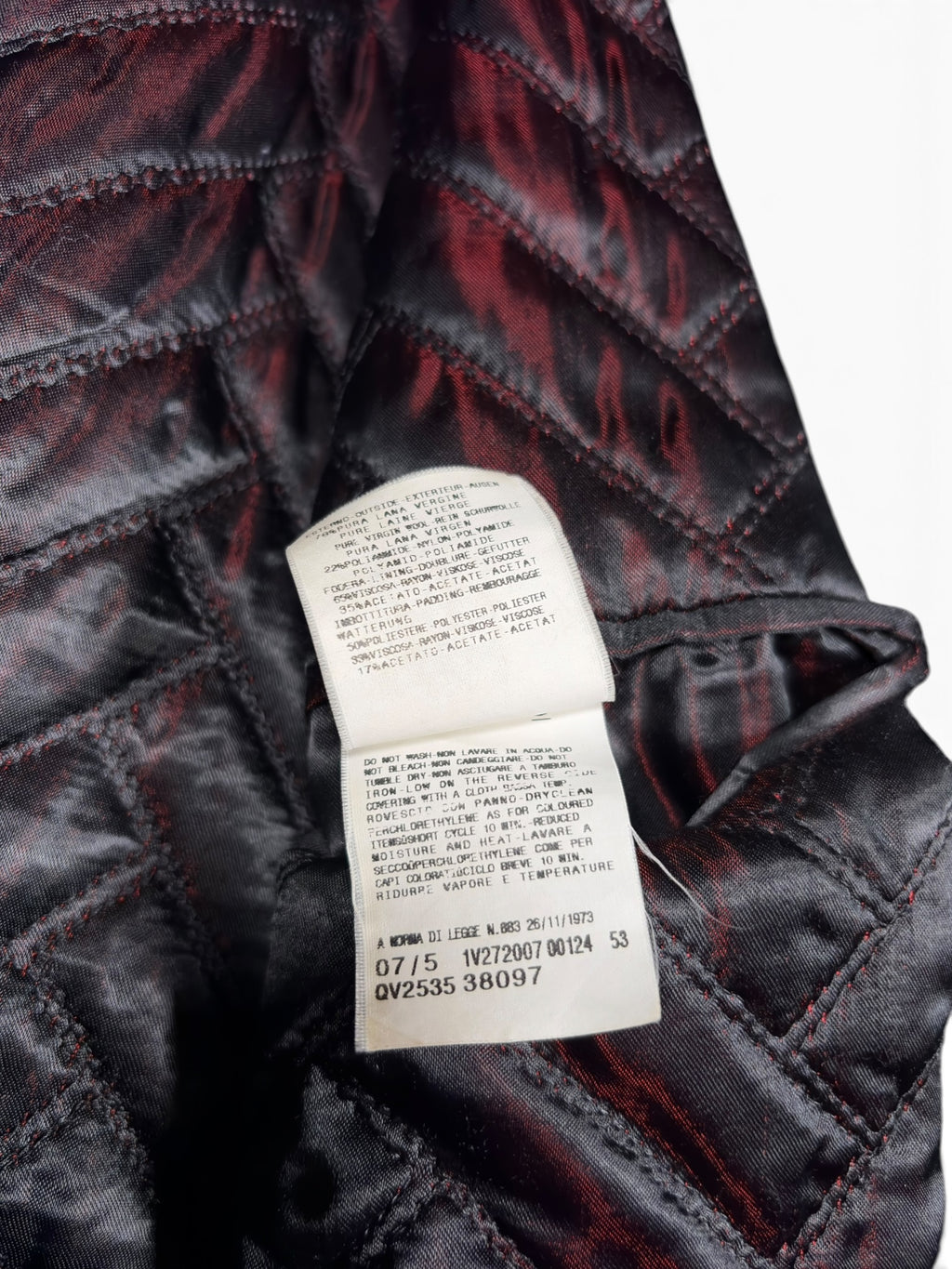 Versace Wool Mandarin Collar Jacket